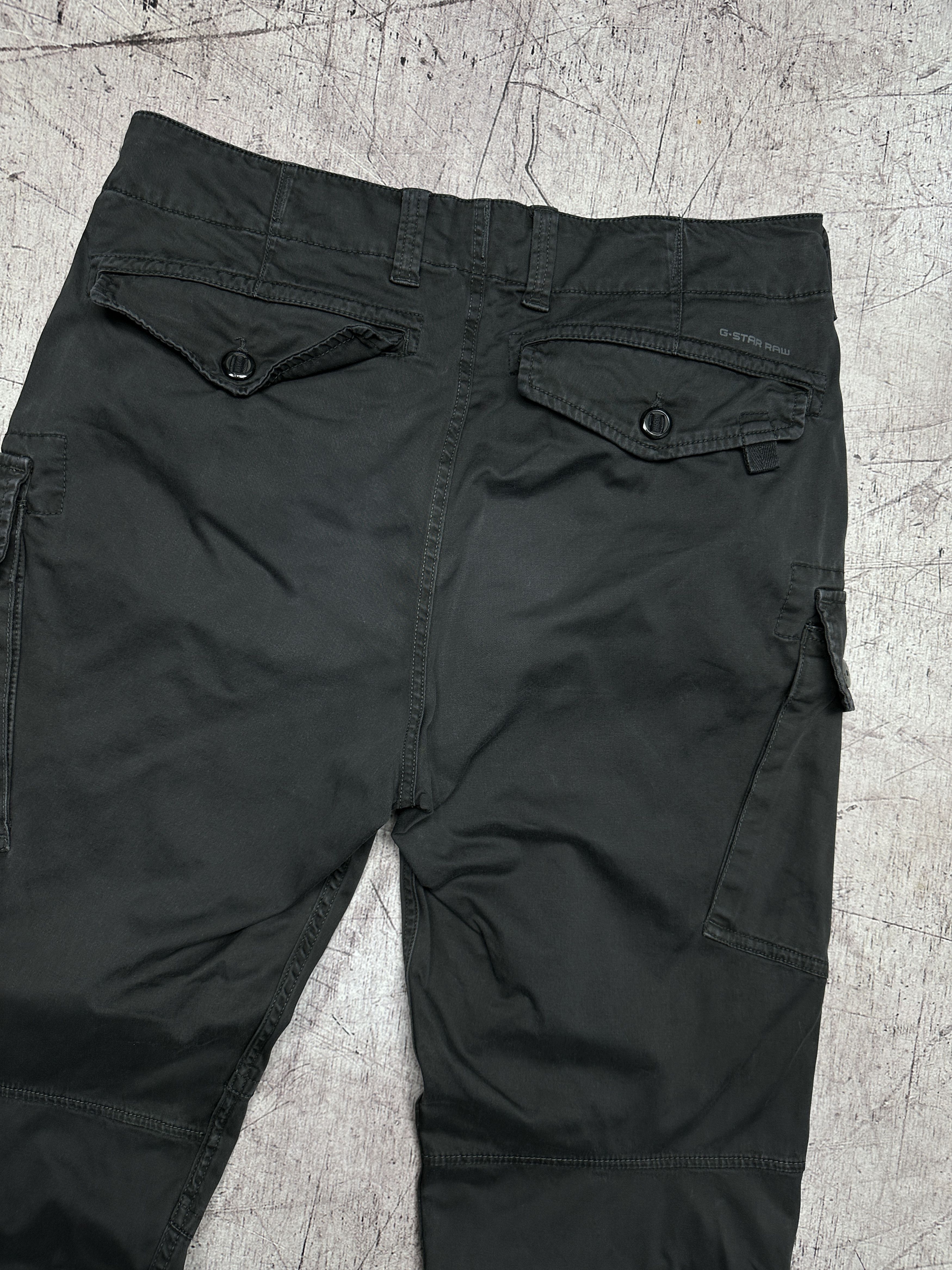 G-Star G Star Raw Mens Roxic Straight Tapered Cargo Pants Size US 31 - 8 Thumbnail
