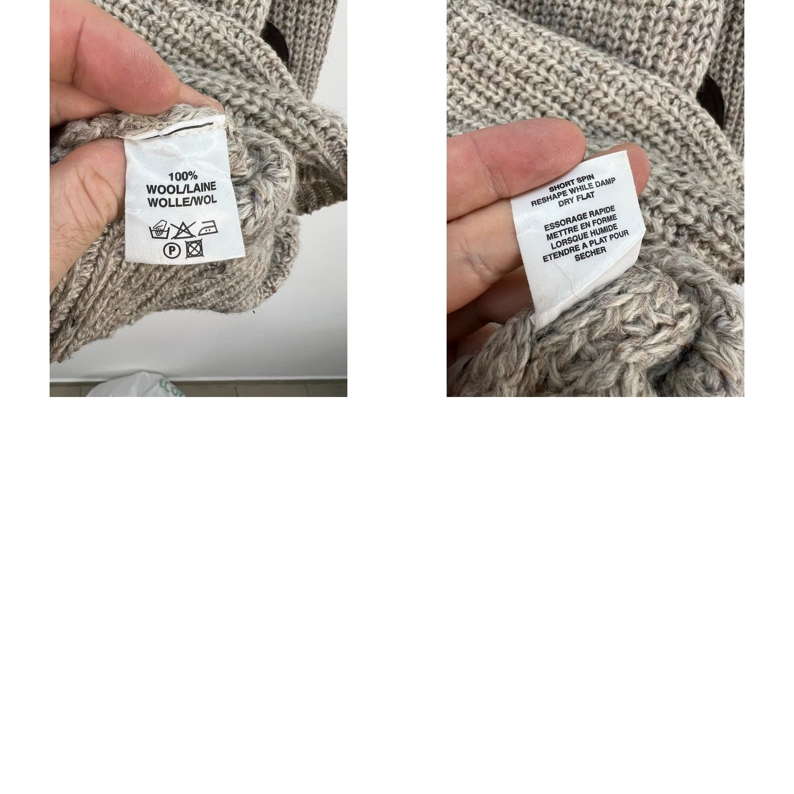 Vintage VINTAGE Aran Crafts Heavyweight Ribbed Wool Knit Jumper Sweater Mens L Size US L / EU 52-54 / 3 - 8 Thumbnail