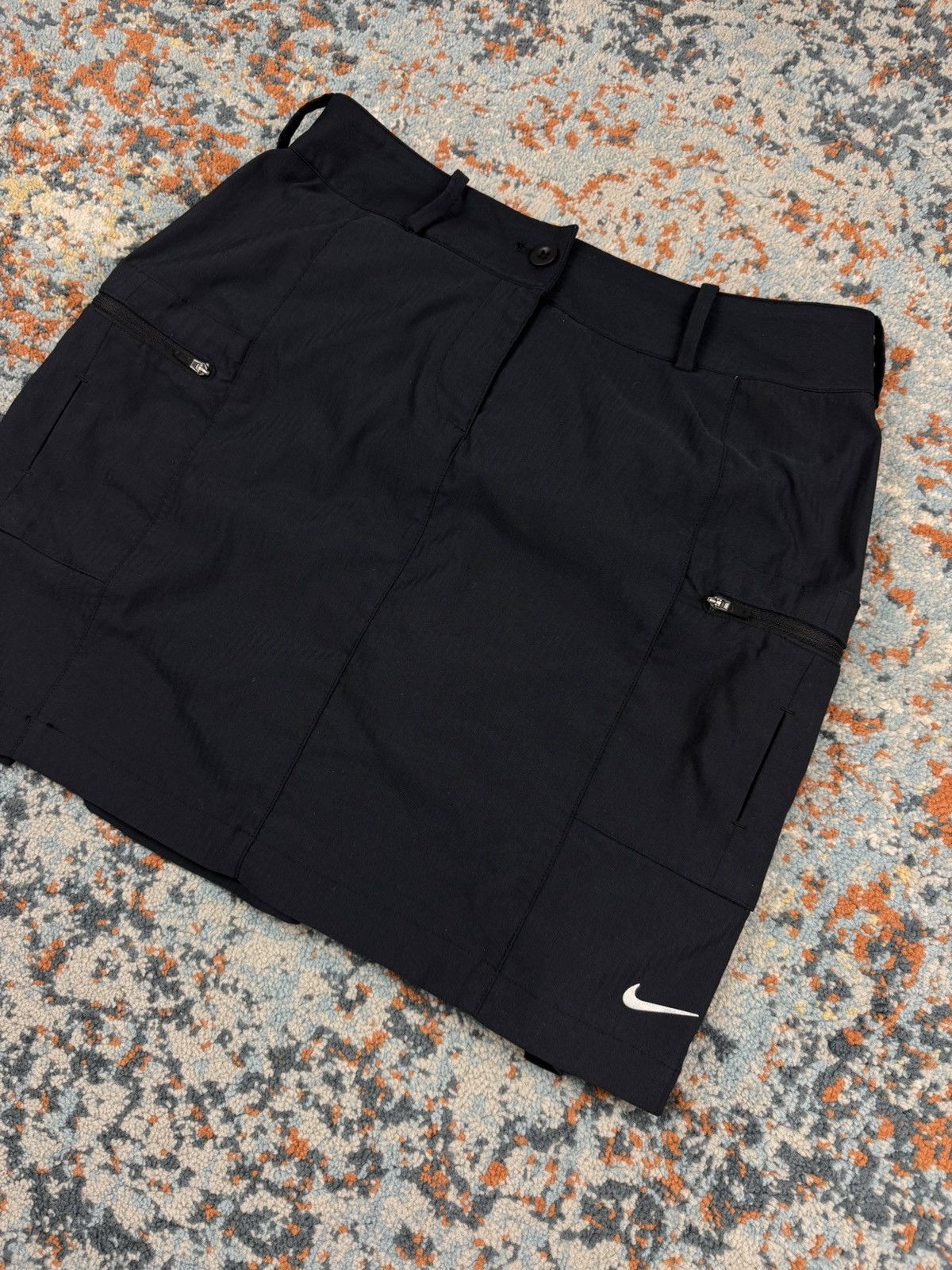 Nike × Vintage Vintage Y2K Nike golf cargo midi skirt gorpcore style Size 27" / US 4 / IT 40 - 4 Thumbnail