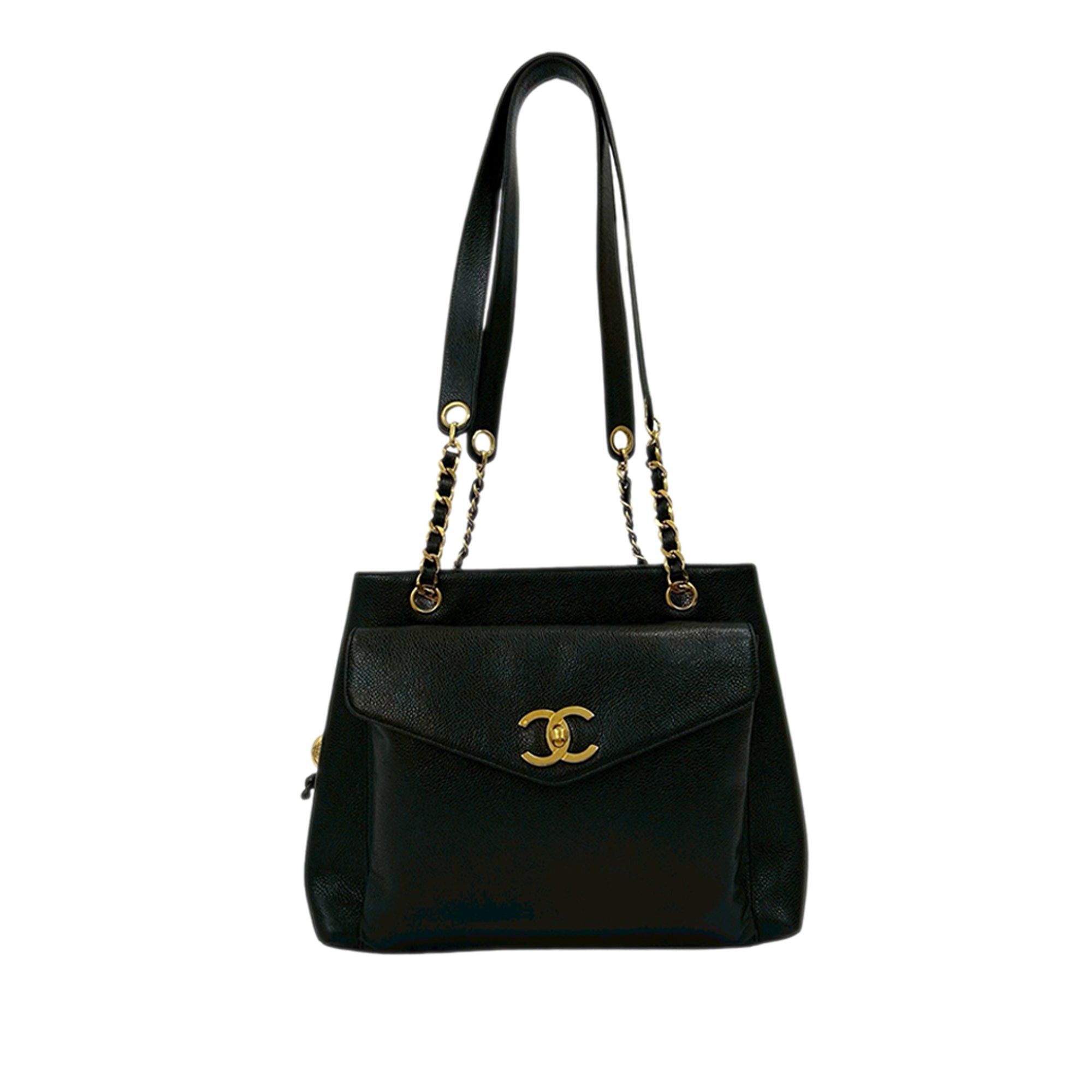 Chanel CC Caviar Front Pocket Chain Tote Size ONE SIZE - 1 Thumbnail