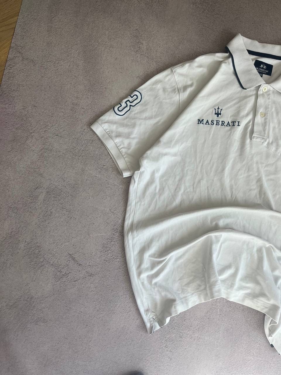 La Martina × Vintage Polo Ralph Lauren style Maserati distressed rugby polo Size US XXL / EU 58 / 5 - 3 Thumbnail