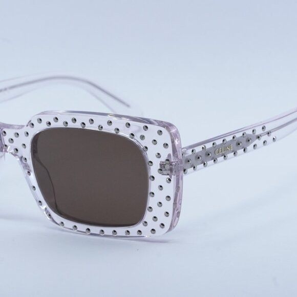 Celine 🕶️ New Celine CL4213IS 27E Crystal Sunglasses Size ONE SIZE - 4 Thumbnail