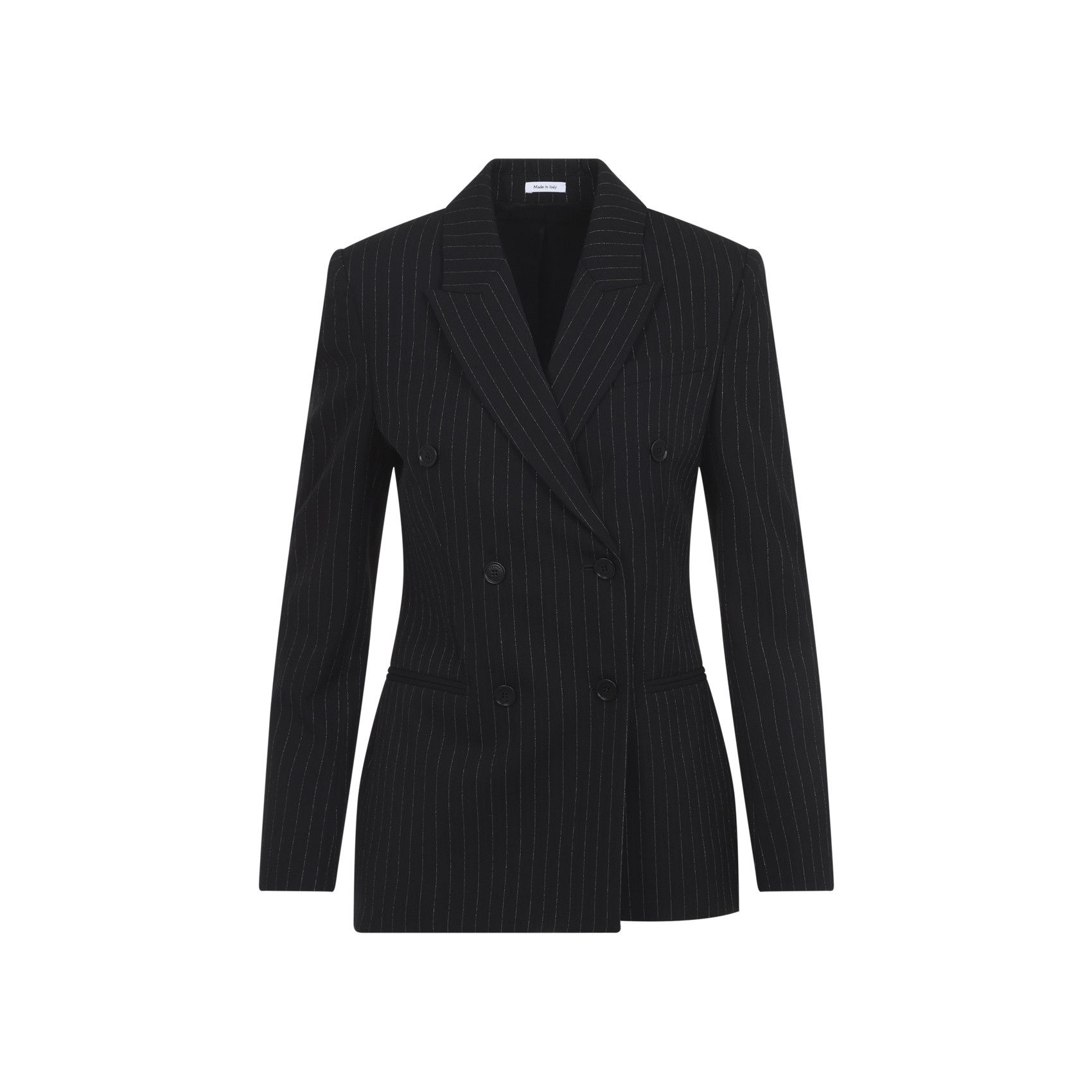 Alexander McQueen Alexander McQueen Pinstripe Lurex Jacket Size M / US 6-8 / IT 42-44 - 1 Thumbnail