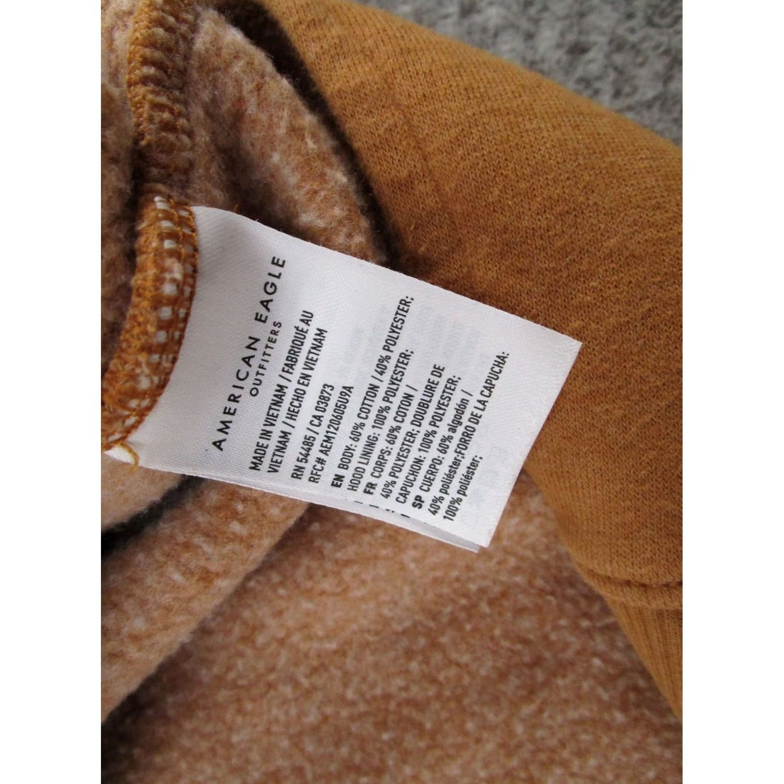American Eagle Outfitters American Eagle Outfitters Hoodie Shirt Oversized Sherpa Lined Beige Women L Pullover Logo Winter Fall Size L Size L / US 10 / IT 46 - 4 Thumbnail