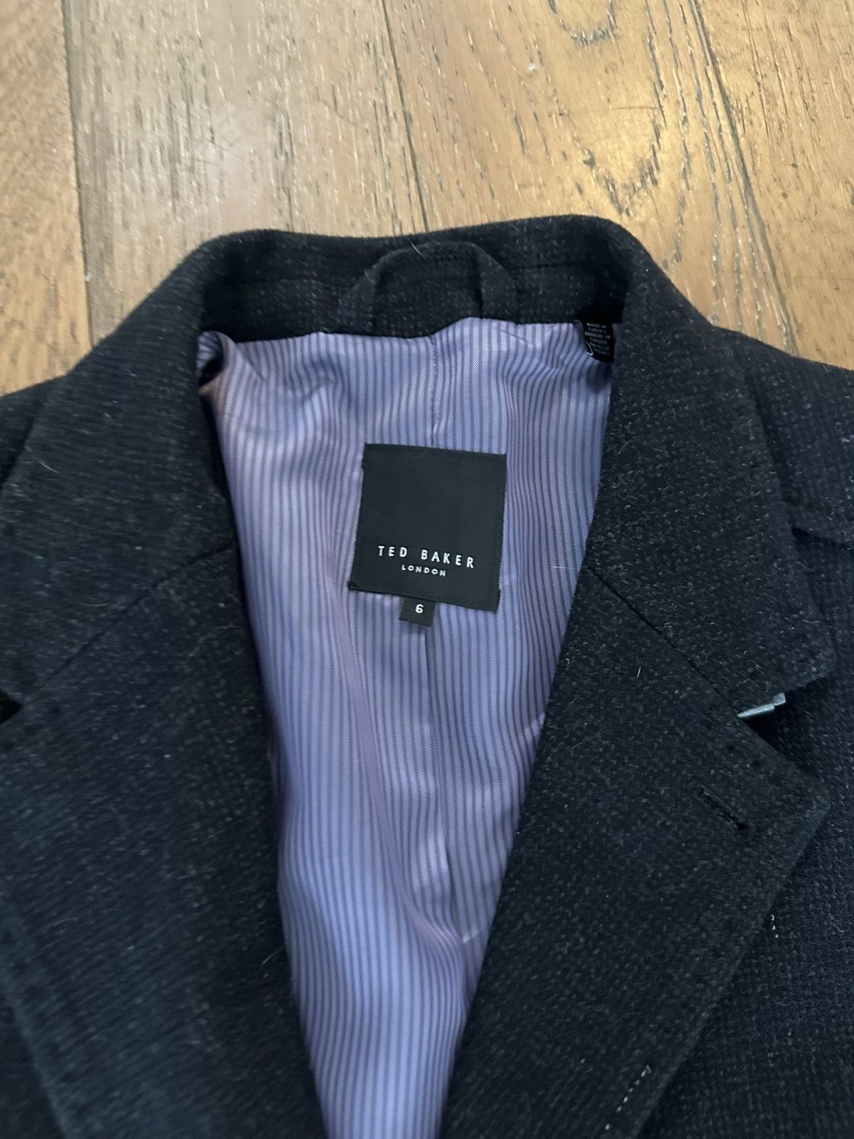 Ted Baker Ted Baker London Wool Field Jacket Size 6 Black Utility Coat Size US XXL / EU 58 / 5 - 2 Thumbnail
