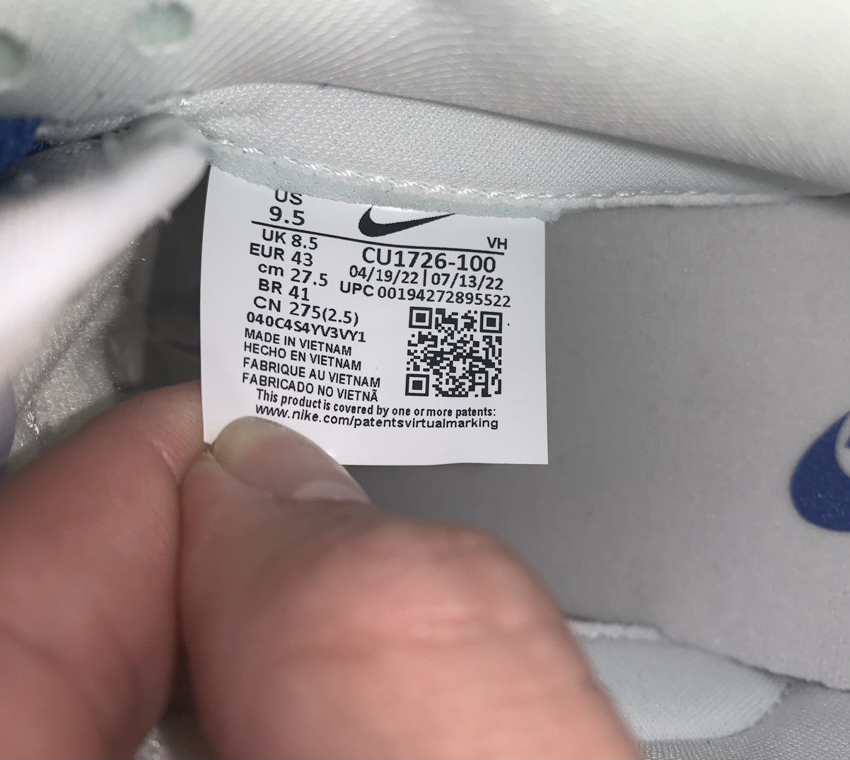 Nike Deadstock Nike Dunk Low SP Kentucky Size 9.5 Size US 9.5 / EU 42-43 - 8 Thumbnail