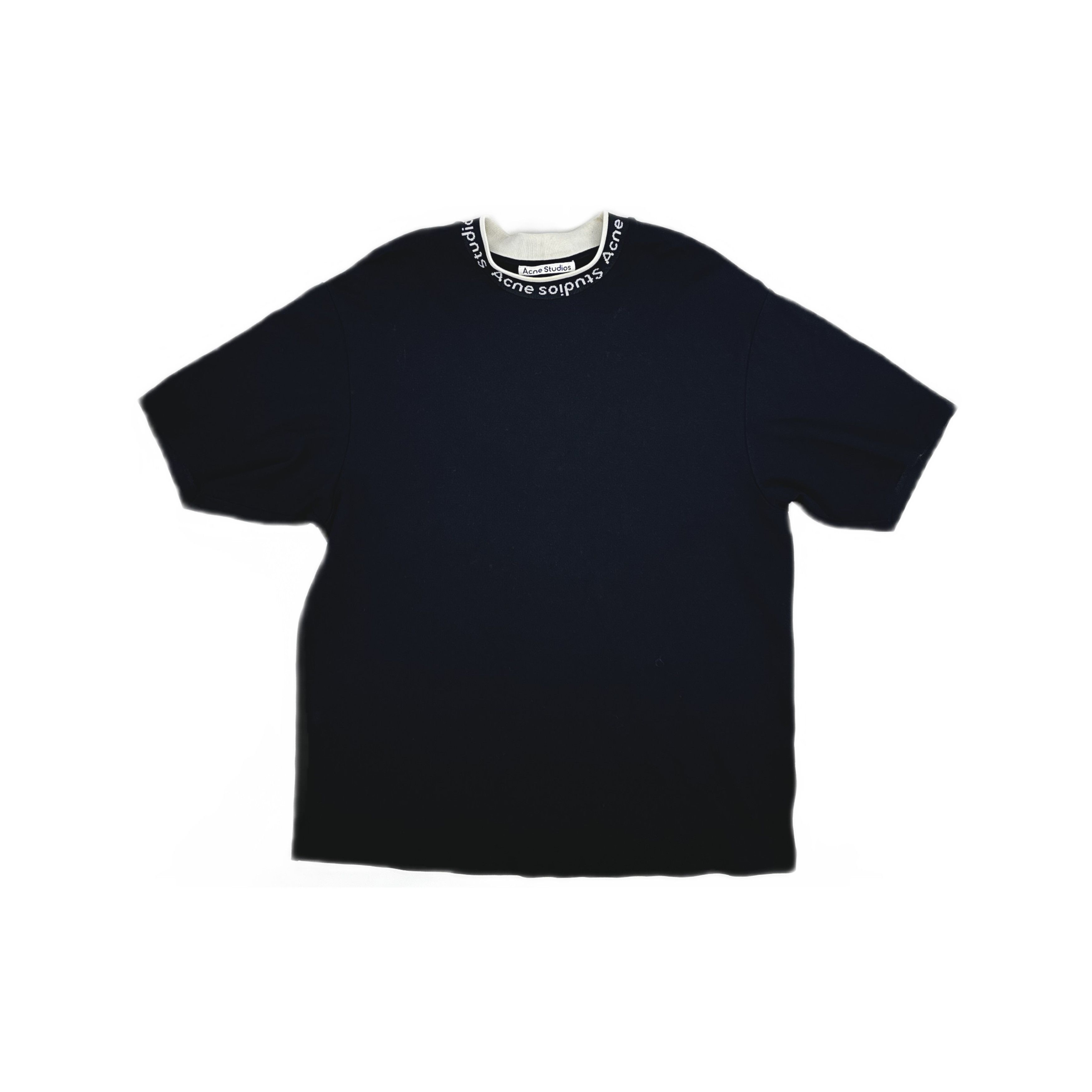 Acne Studios Acne Studios Logo Collar Short Sleeve T-Shirt Size M Size US M / EU 48-50 / 2 - 1 Thumbnail