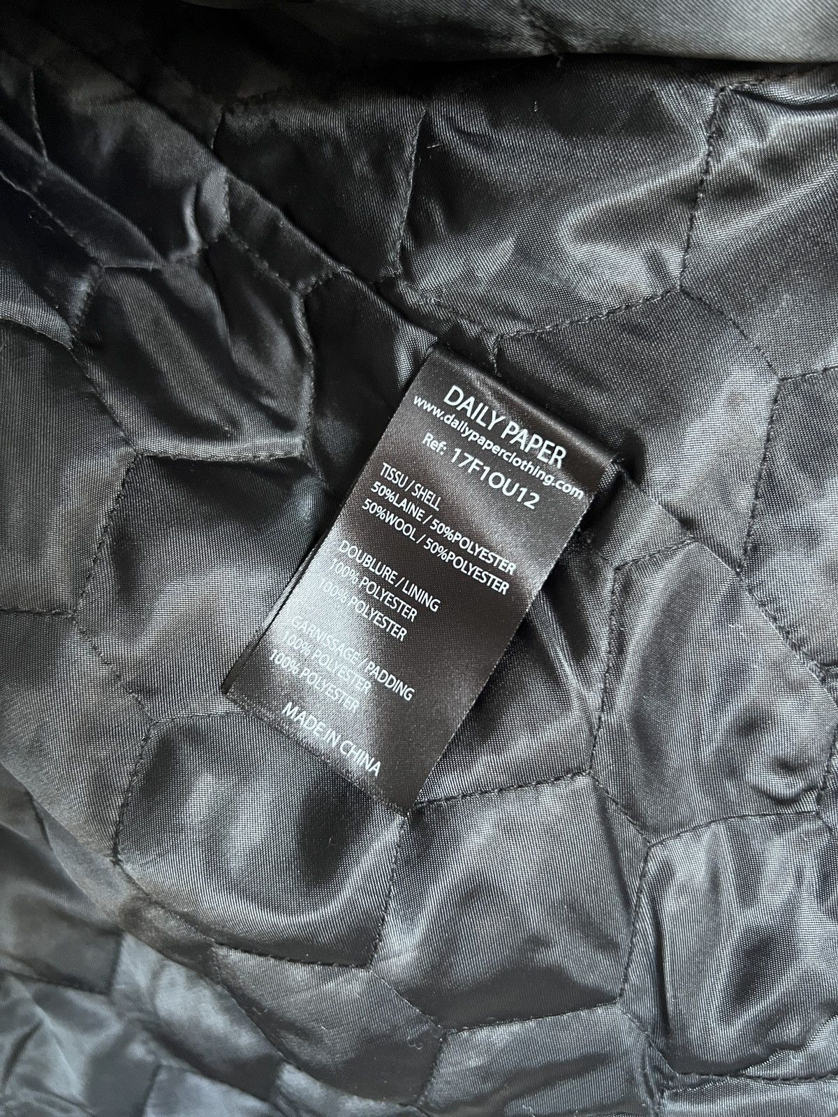 Daily Paper Daily Paper FW17 Wool Blend Zip Biker Jacket Size US M / EU 48-50 / 2 - 9 Thumbnail