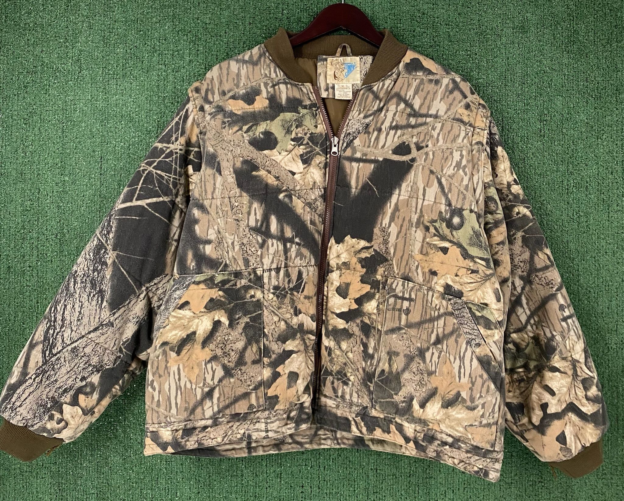 Vintage 90’s Camouflage Mossy Oak Convertible Vest Jacket XL Size US XL / EU 56 / 4 - 1 Thumbnail