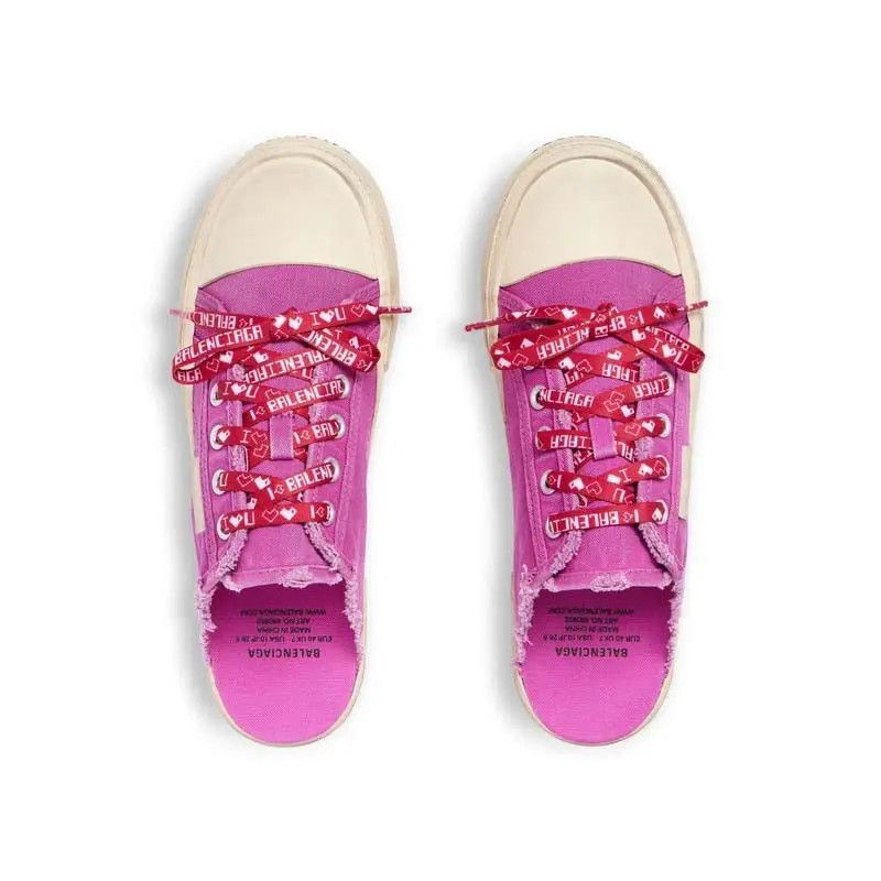 Balenciaga o1tr1nto0725 Paris Mules in Pink Size US 5 / IT 35 - 5 Thumbnail