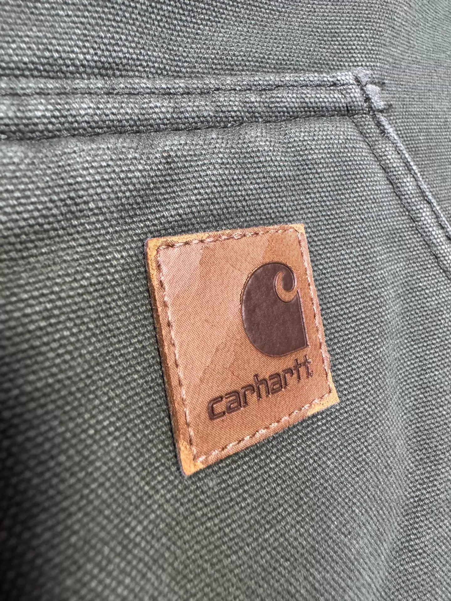 Carhartt Vintage Carhartt Mainline V33 Washed Army Green S Vest Size US S / EU 44-46 / 1 - 4 Thumbnail