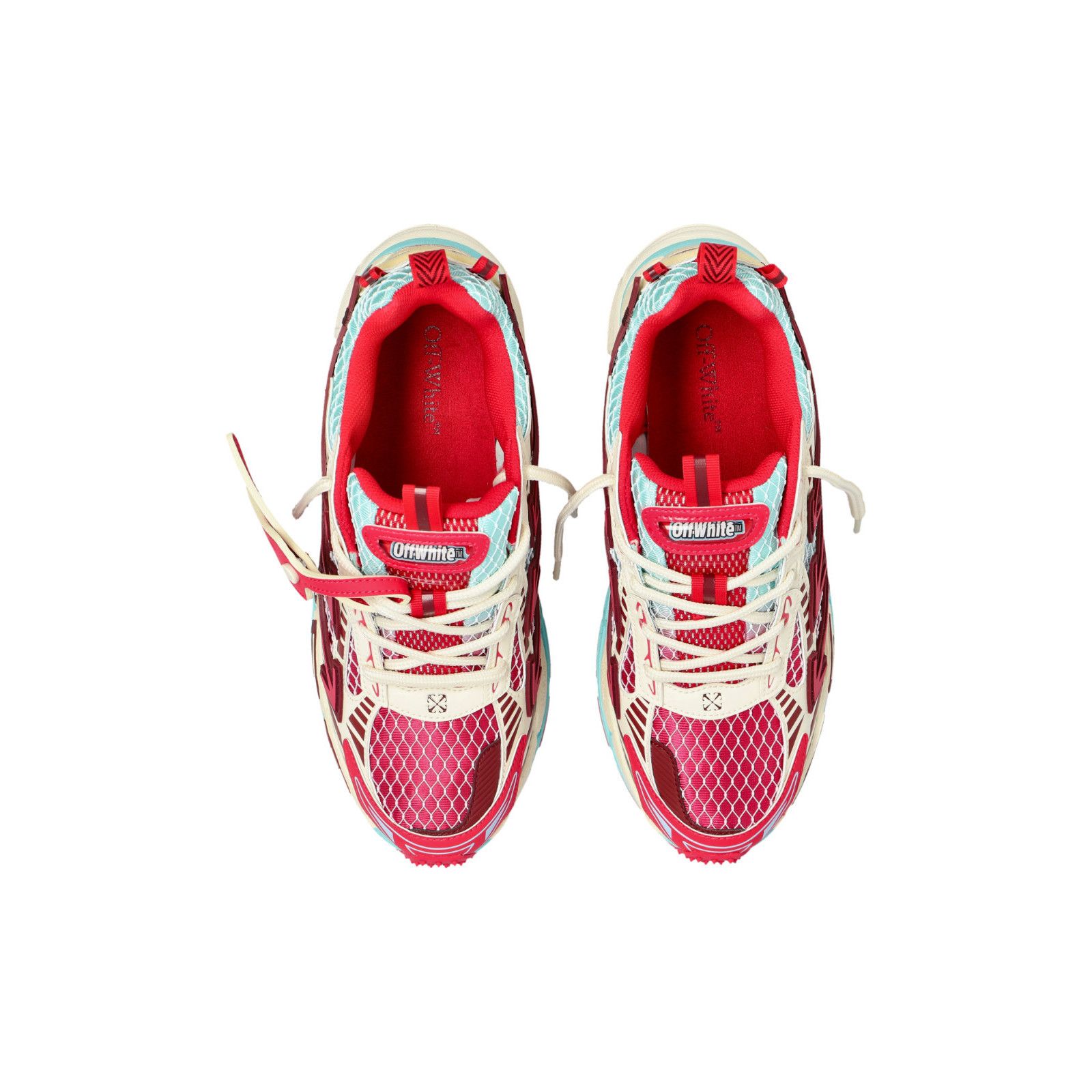 Off-White OFF-WHITE Be Right Back Net Red/Blue Sneakers New & Authent Size US 7 / IT 37 - 5 Thumbnail