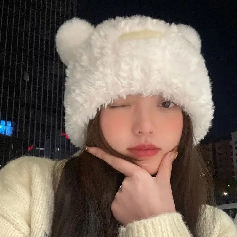 Japanese Brand × Vintage Bear Ears Autumn Winter Warm Hat Size ONE SIZE - 5 Thumbnail