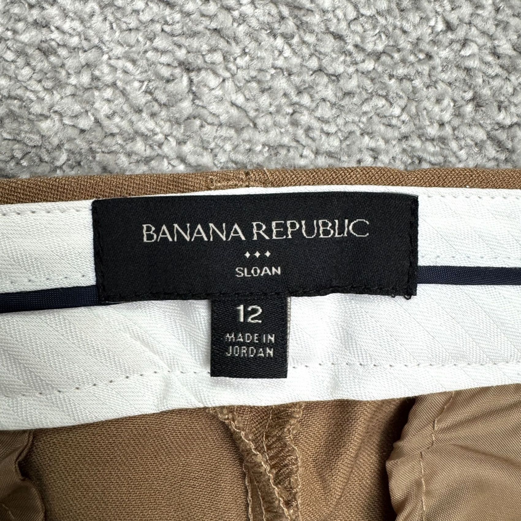 Banana Republic Banana Republic Sloan Ankle Crop Slim Trouser Pants Women 12 Heather Camel Brown Size 34" / US 12 / IT 48 - 6 Thumbnail