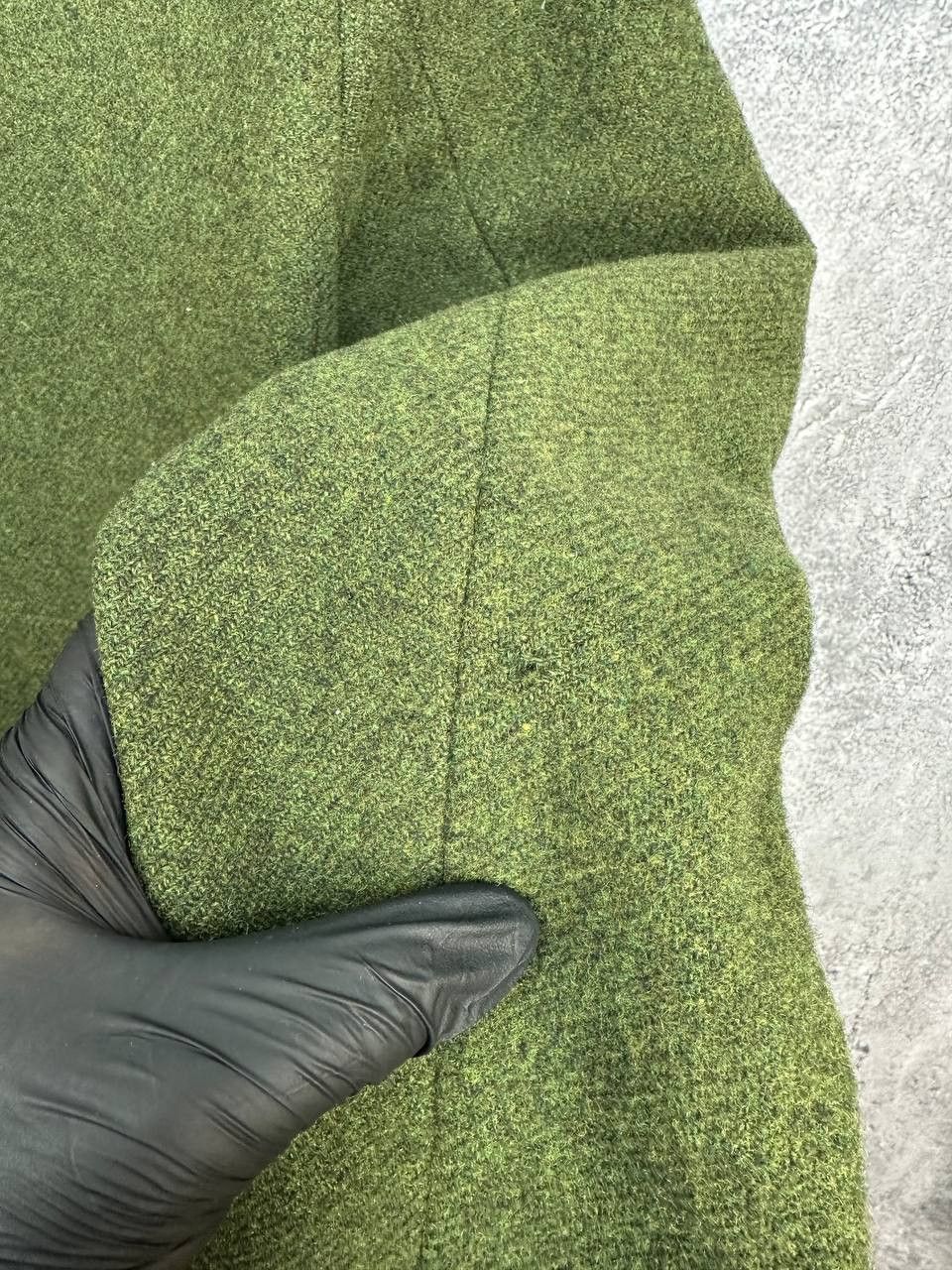 Weekend Max Mara Weekend Max Mara Wool Coat Green Button Front Mid Length Size S / US 4 / IT 40 - 14 Thumbnail