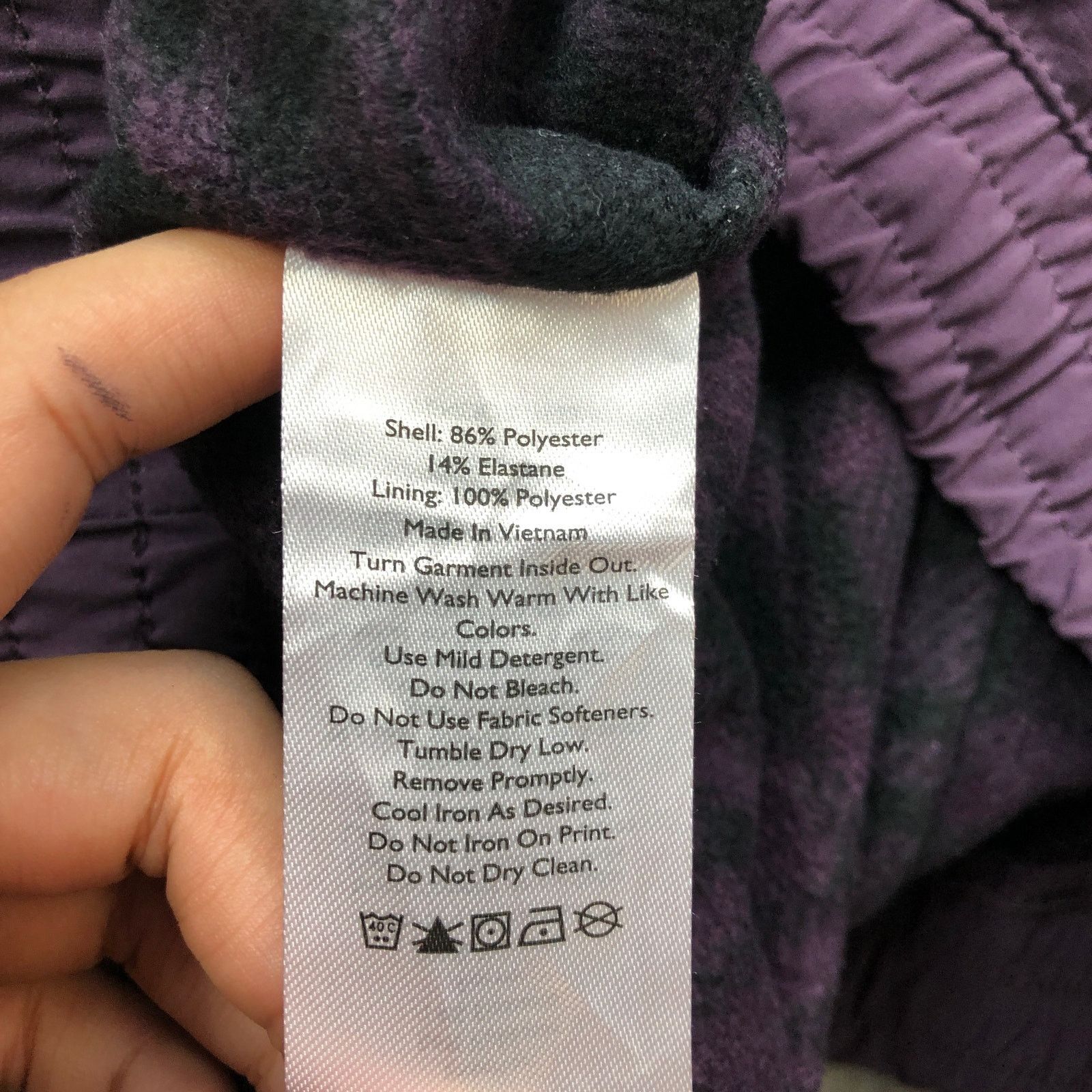Eddie Bauer Eddie Bauer Fleece Lined Pants Sweatpants Womens 16 Purple Size 38" / US 16 / IT 52 - 7 Thumbnail