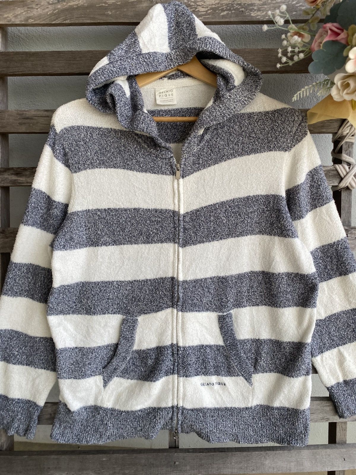 Japanese Brand Gelato Pique Knitwear Hoodie Size US XL / EU 56 / 4 - 4 Thumbnail