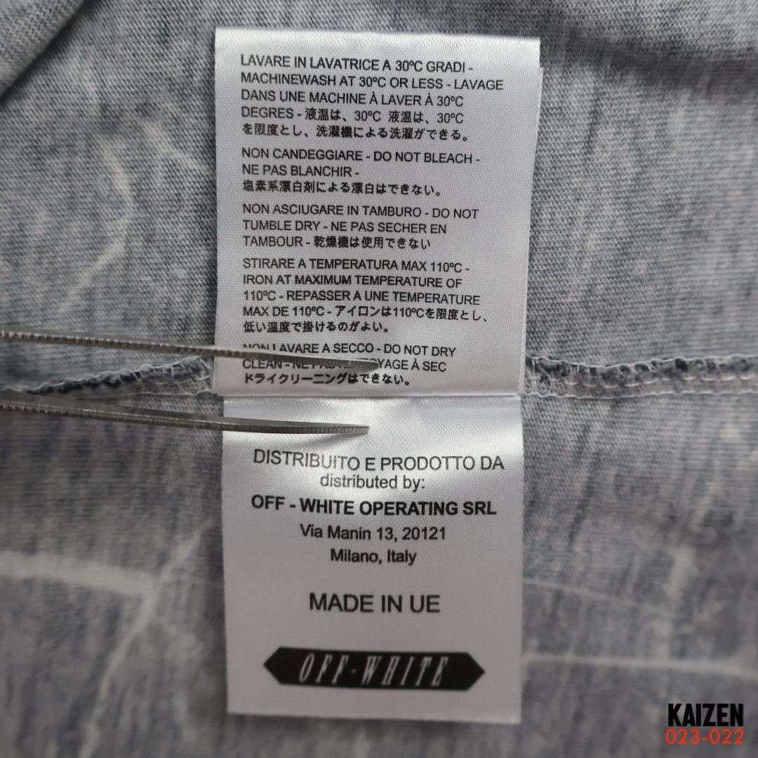 Off-White OFF-WHITE - CARAVAGGIO MARBLE TEE Size US XS / EU 42 / 0 - 10 Thumbnail