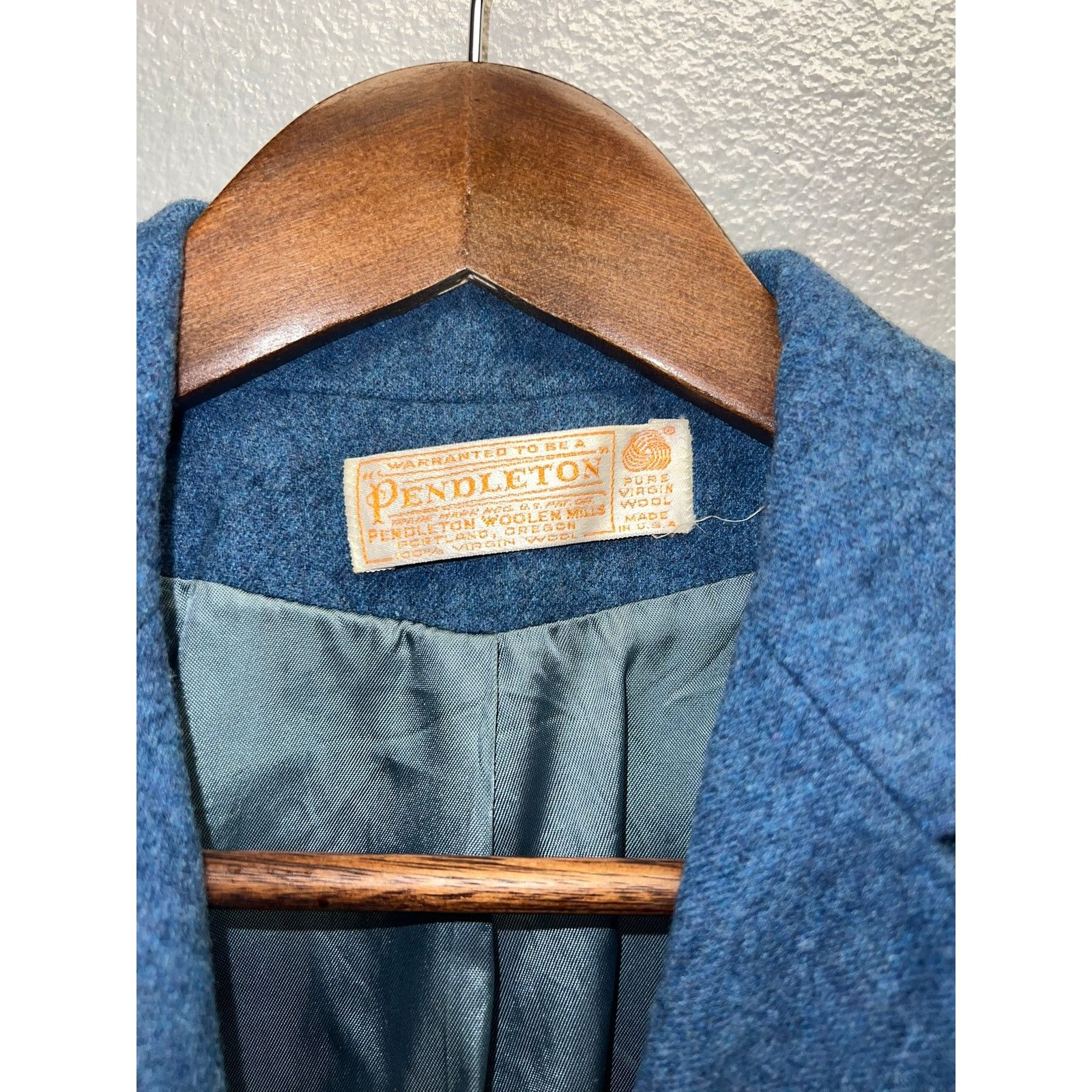 Pendleton Vintage Pendleton Blue Blazer Jacket 1970s 70s Women Medium Size M / US 6-8 / IT 42-44 - 6 Thumbnail