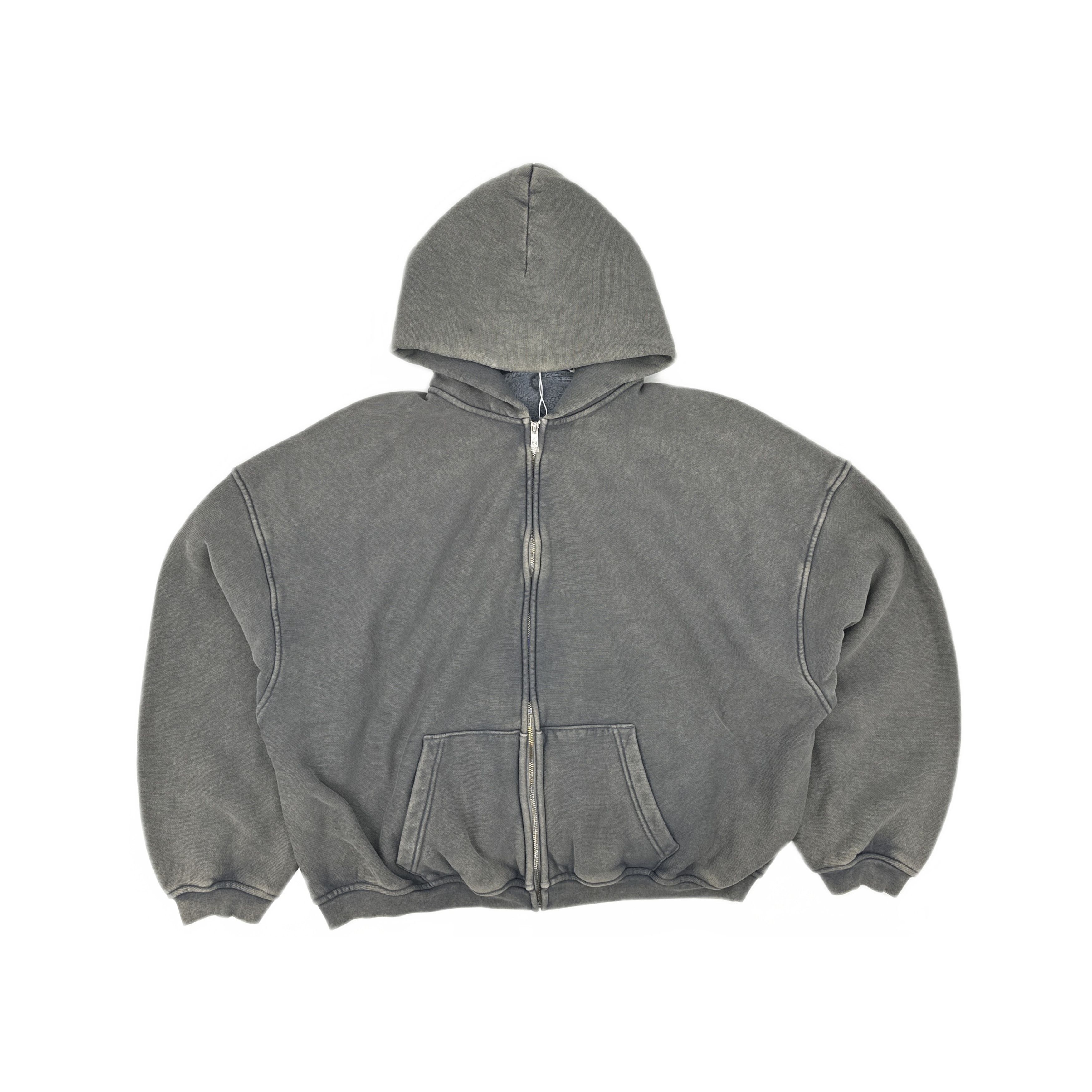 トップス ALEXANDER WANG WASHED GRANITE HOODIE Alexander Wang Alexander Wang Washed Granite Zip-Up Hoodie Size M