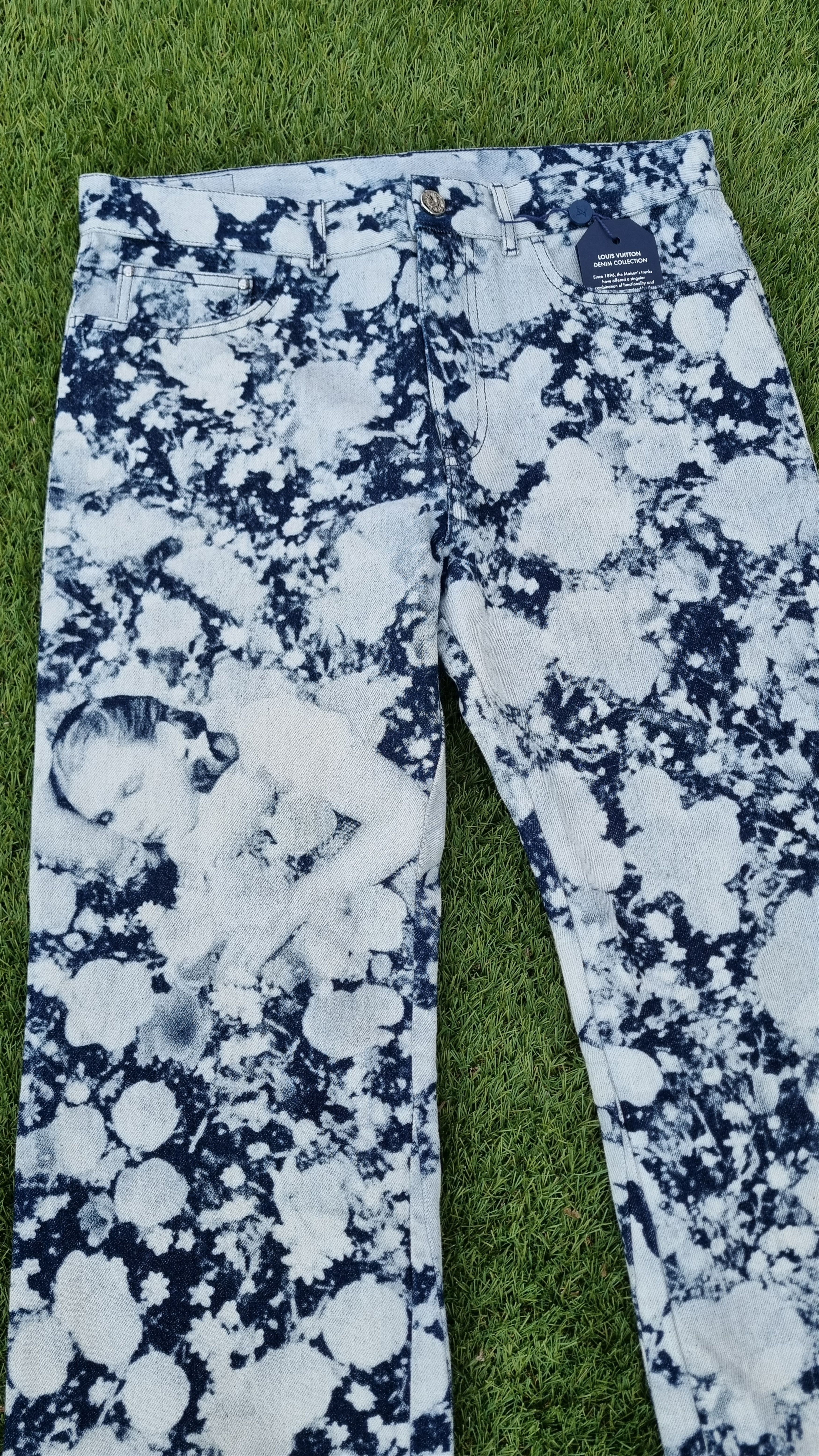 Louis Vuitton Lv x Virgil abloh SS19 Dorothy poppies flared dyed pants Size US 32 / EU 48 - 6 Thumbnail