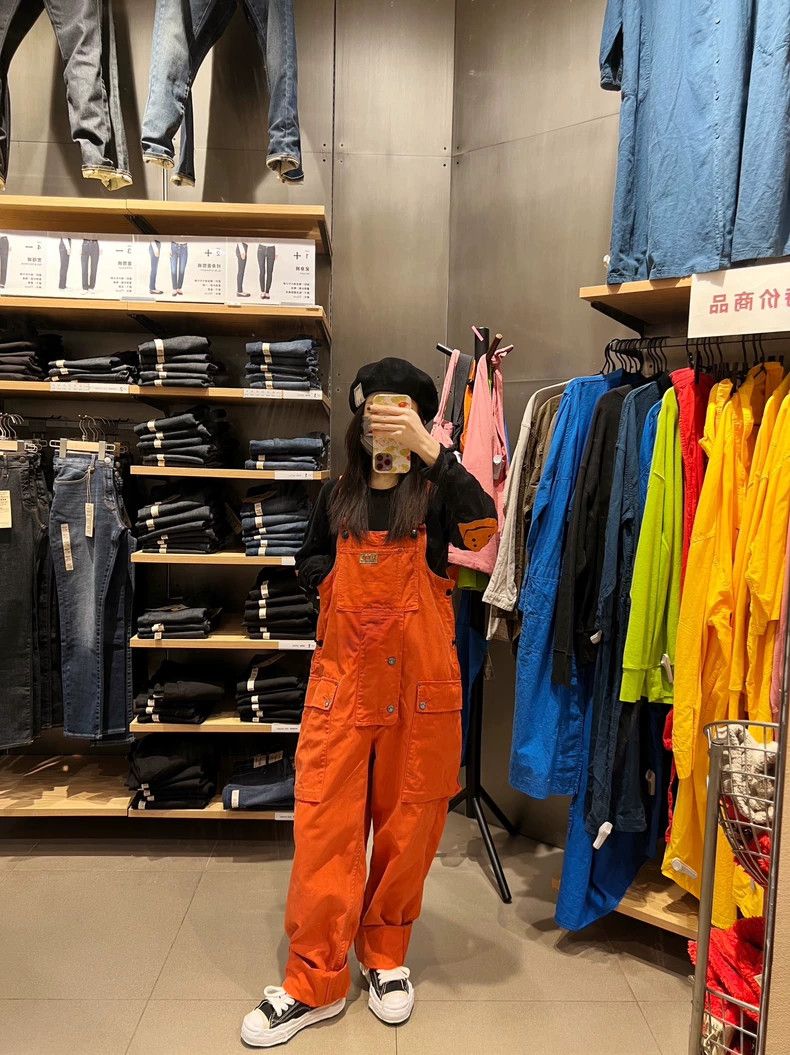 Nigel Cabourn Nigel Cabourn Classic Orange Overalls - dmc Size US 31 - 1 Thumbnail