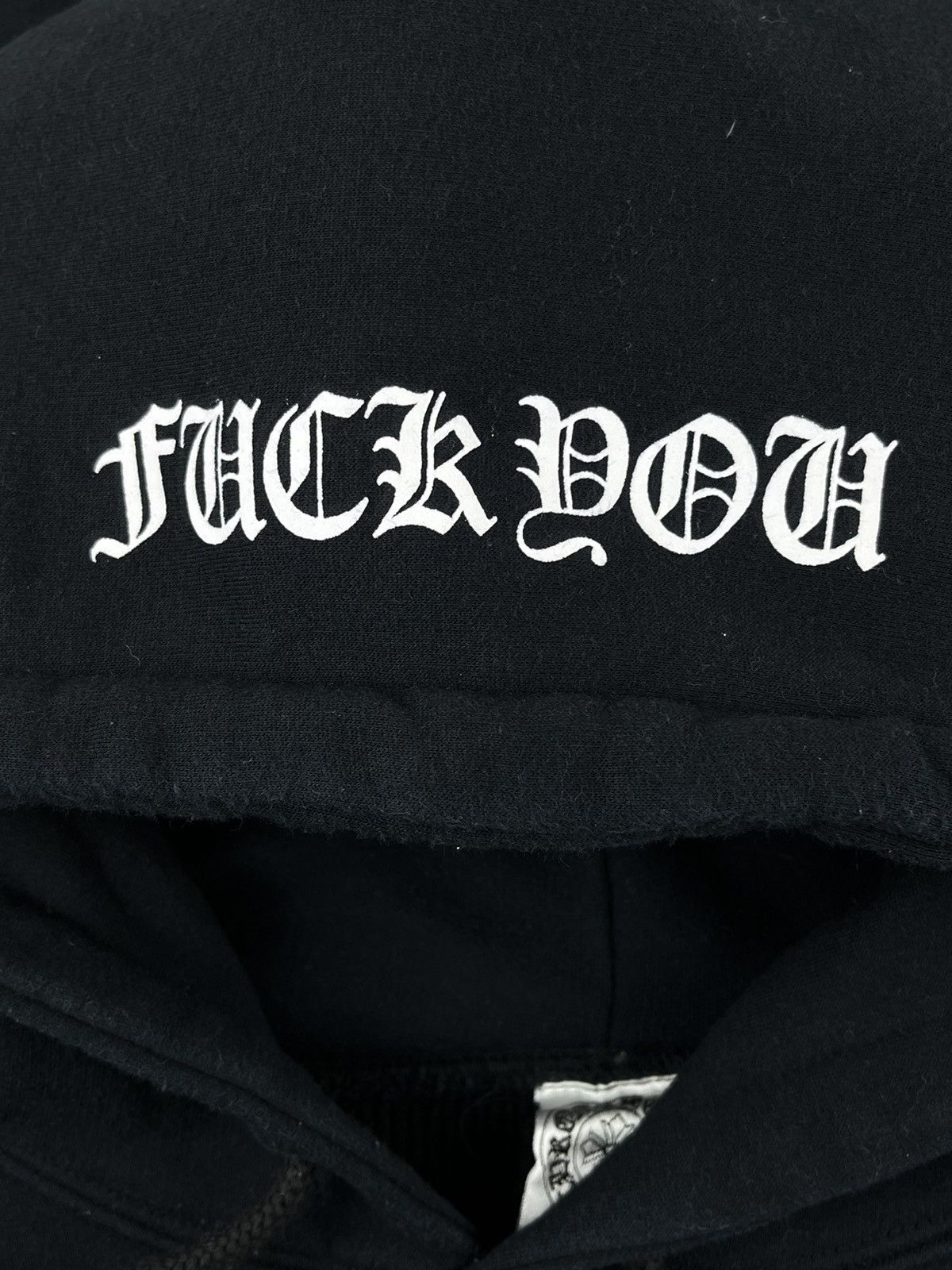 Chrome Hearts Chrome Hearts Cross Plus Fuck You Heavy Thermal Hoodie Size US S / EU 44-46 / 1 - 4 Thumbnail