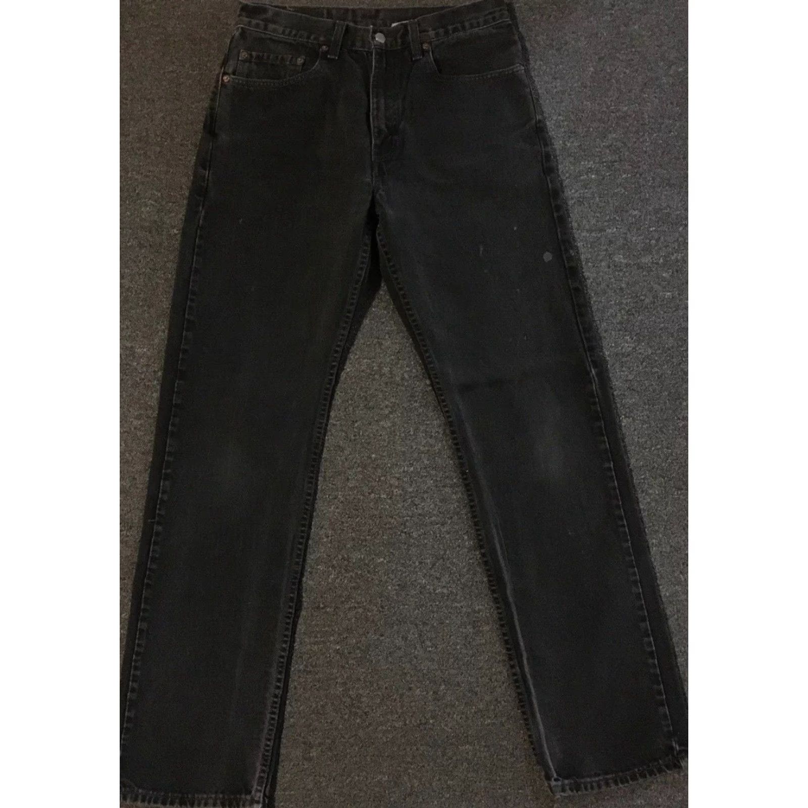 Levi's Vtg Levis 505 Faded Distress Jeans 31 Grunge Biker Punk Trucker Skate Cowboy 90s Size US 32 / EU 48 - 2 Thumbnail