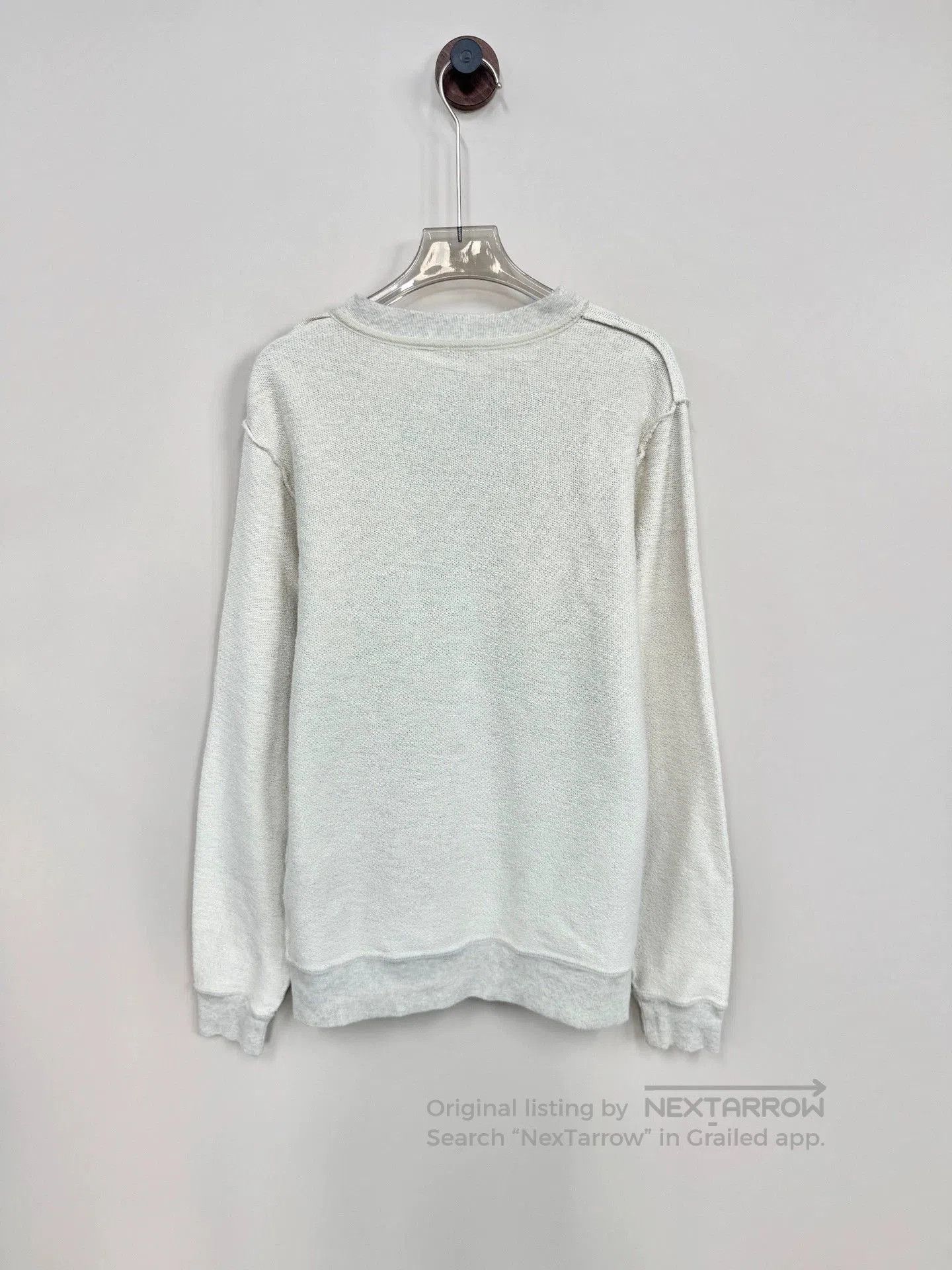 Loewe Loewe Gray Embroidered Logo Sweatshirt. Size US M / EU 48-50 / 2 - 2 Thumbnail