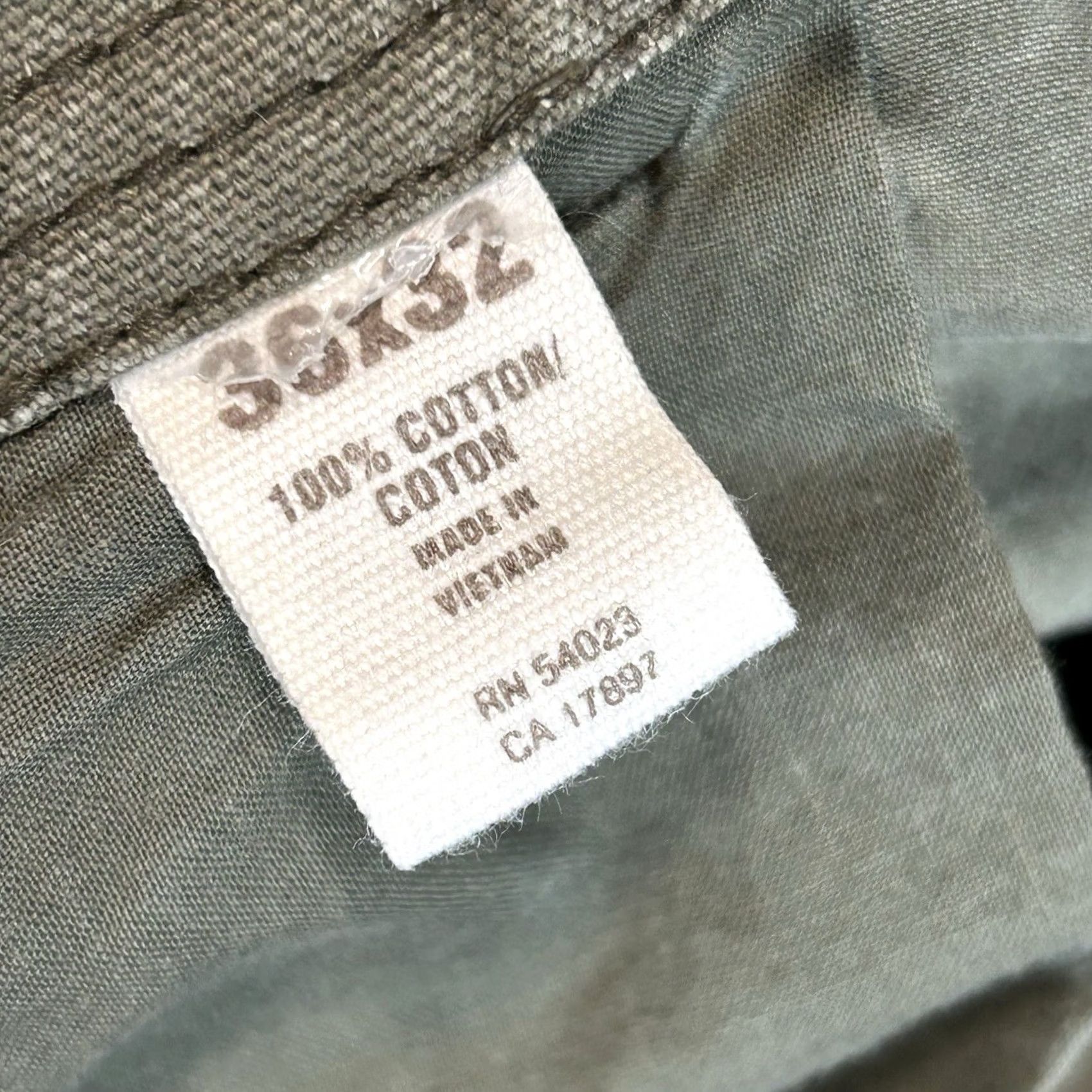 Old Navy VINTAGE Old Navy Surplus Co. Cargo Twill Pants Cargo Baggy Men's 36x30 Green Cotton Twill 36x30 Baggy Mens Size US 30 / EU 46 - 6 Thumbnail