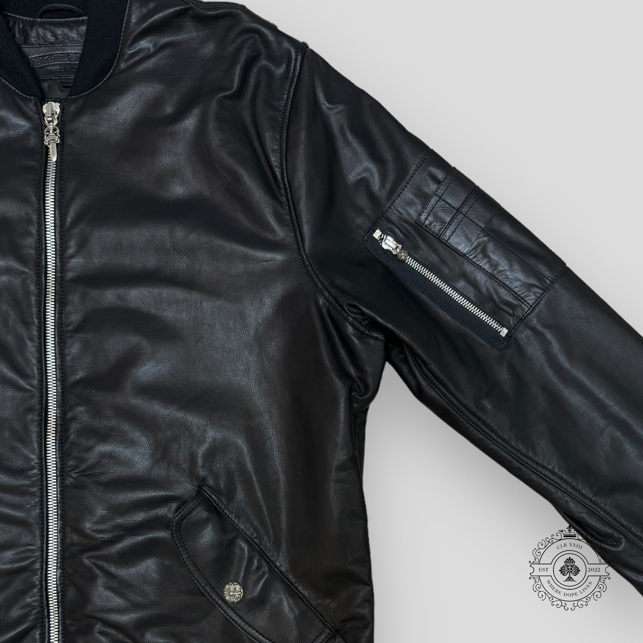 Chrome Hearts Chrome Hearts Leather Jacket Size US XL / EU 56 / 4 - 3 Thumbnail