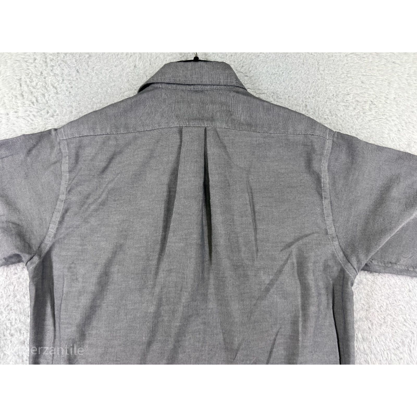Arrow Arrow Shirt Mens 33 Gray Button Up Long Sleeve Oxford Cotton Poly Regular Size US XS / EU 42 / 0 - 4 Thumbnail