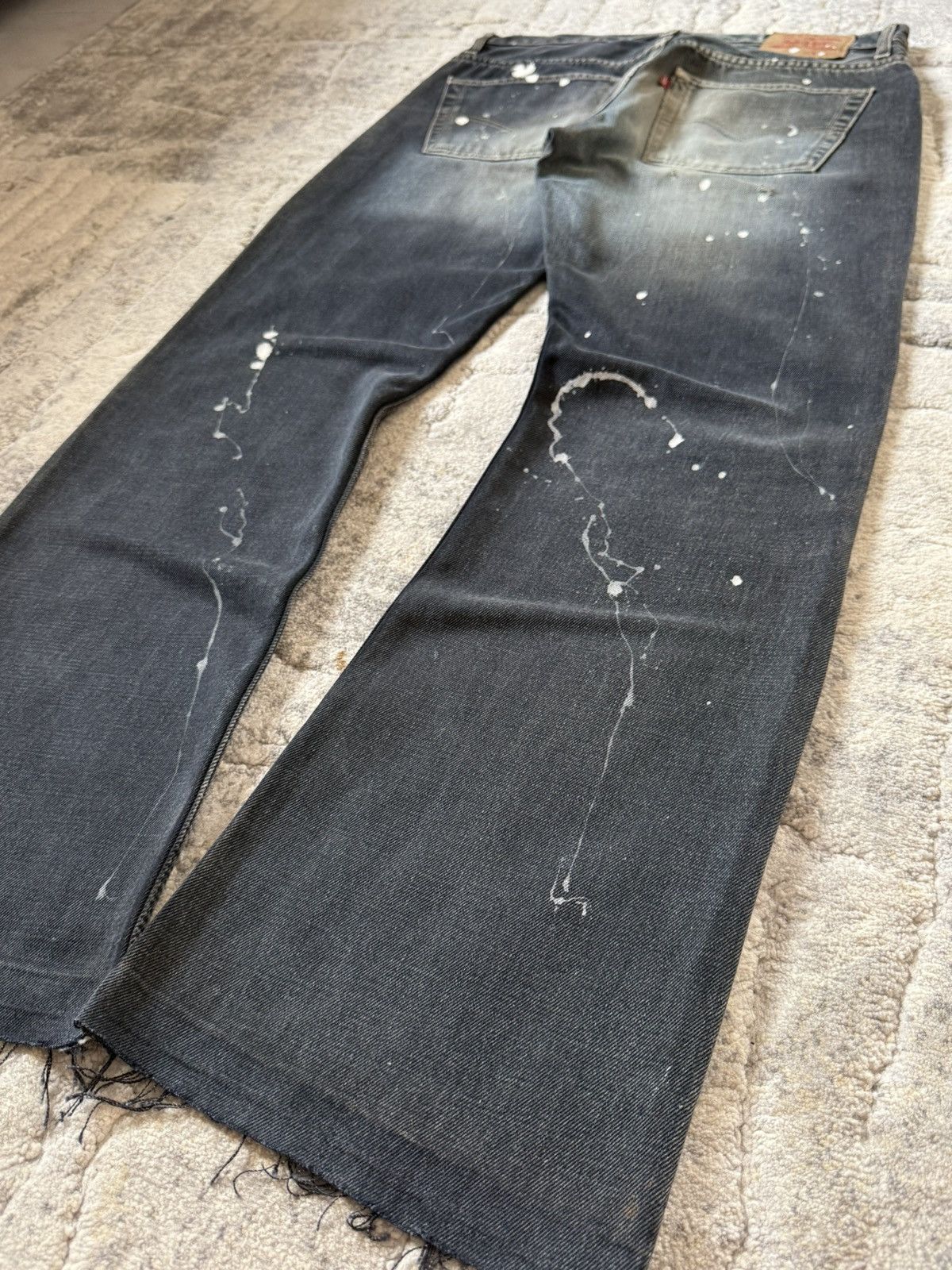 Levi's Rare Levis 517 Distressed Boro Shadow Fade Flared Jeans Size US 34 / EU 50 - 25 Thumbnail