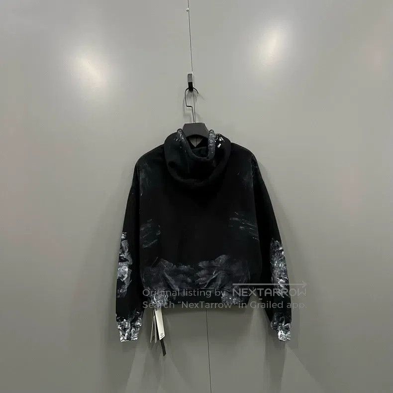 Balenciaga Balenciaga Tech-look Printed Fleece Hoodie M Size Size US M / EU 48-50 / 2 - 2 Thumbnail