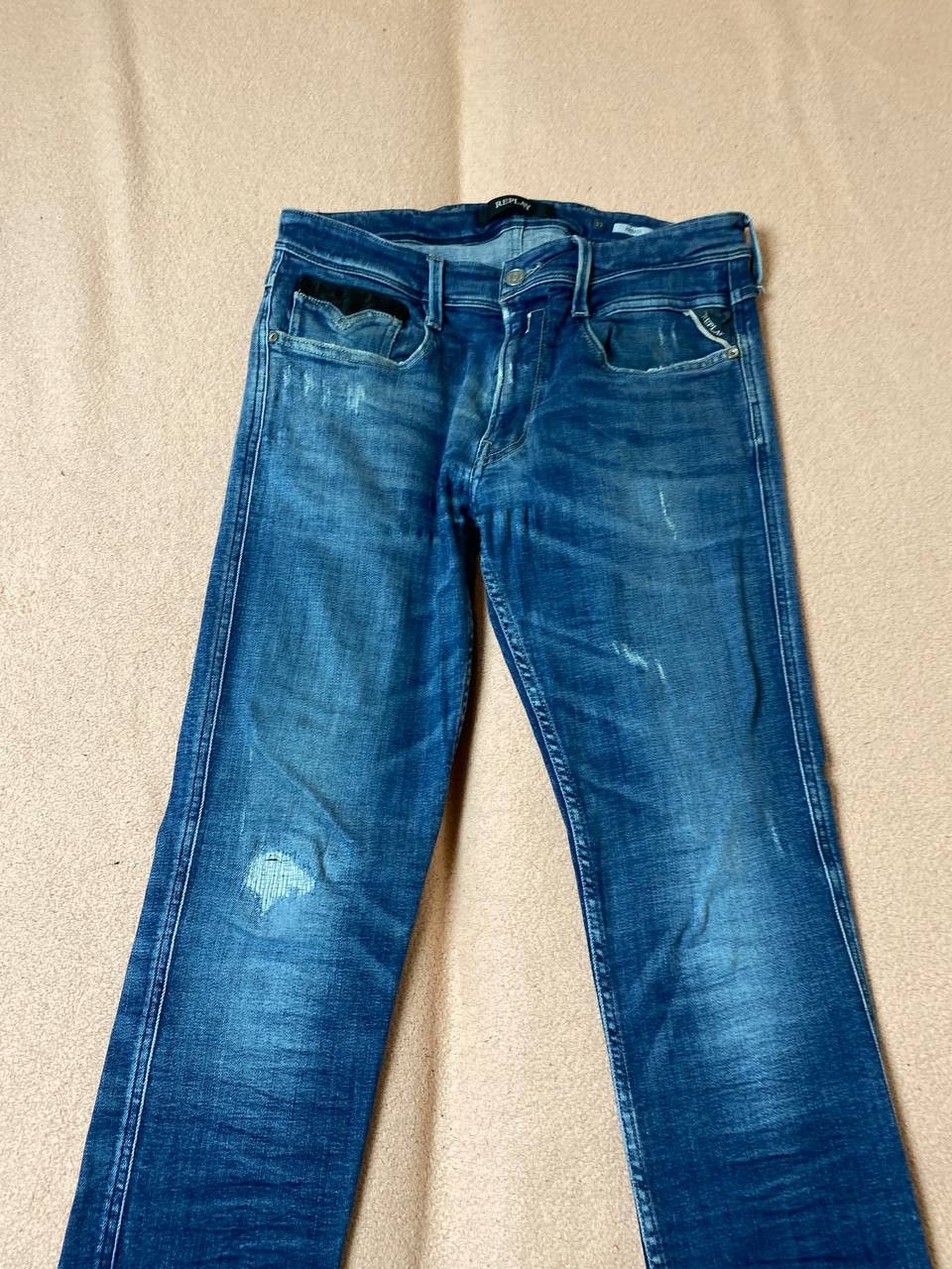 Replay × Vintage Replay Slim Stretch Denim Jeans Size US 33 - 6 Thumbnail