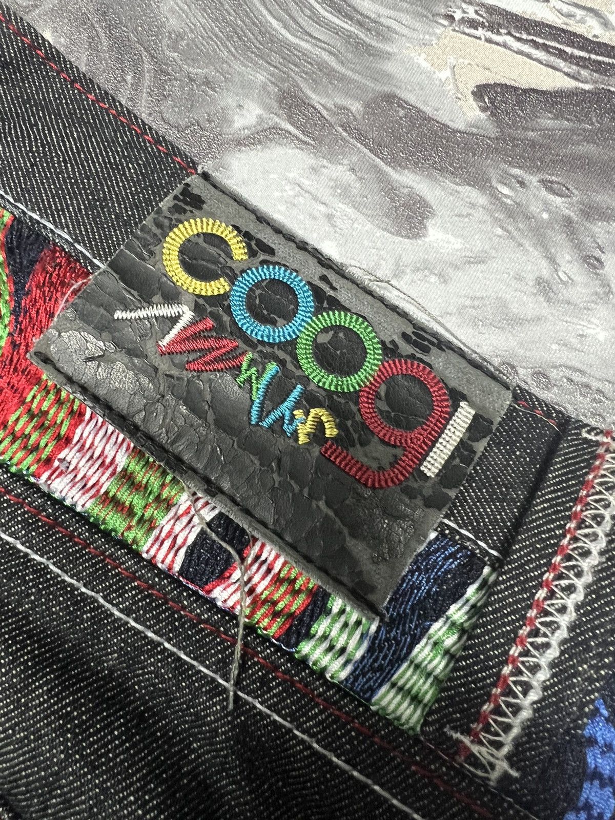 Coogi × Vintage Crazy baggy Vintage Coogi Embroidered jeans Size US 34 / EU 50 - 7 Thumbnail