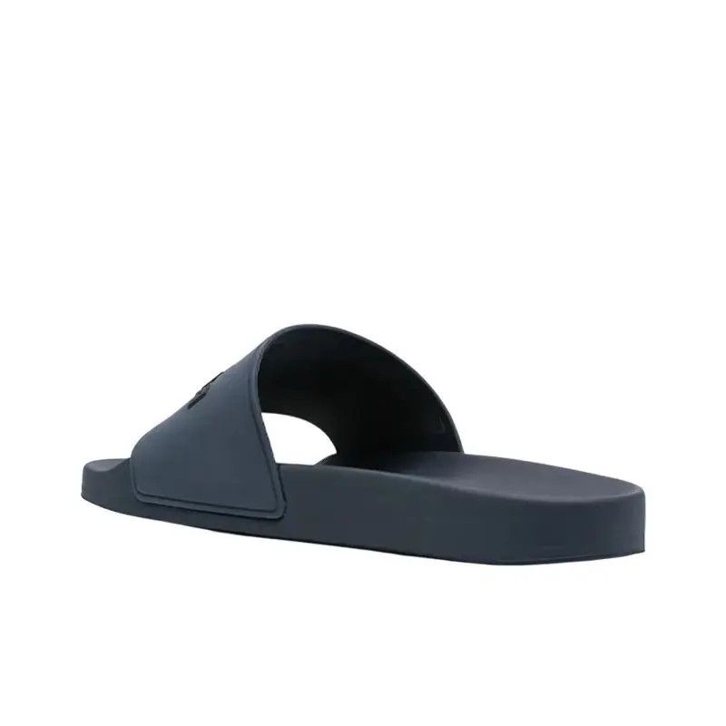 Balenciaga o1w1db10125 Pool Slide Sandals in Dark Blue Size US 6 / EU 39 - 4 Thumbnail