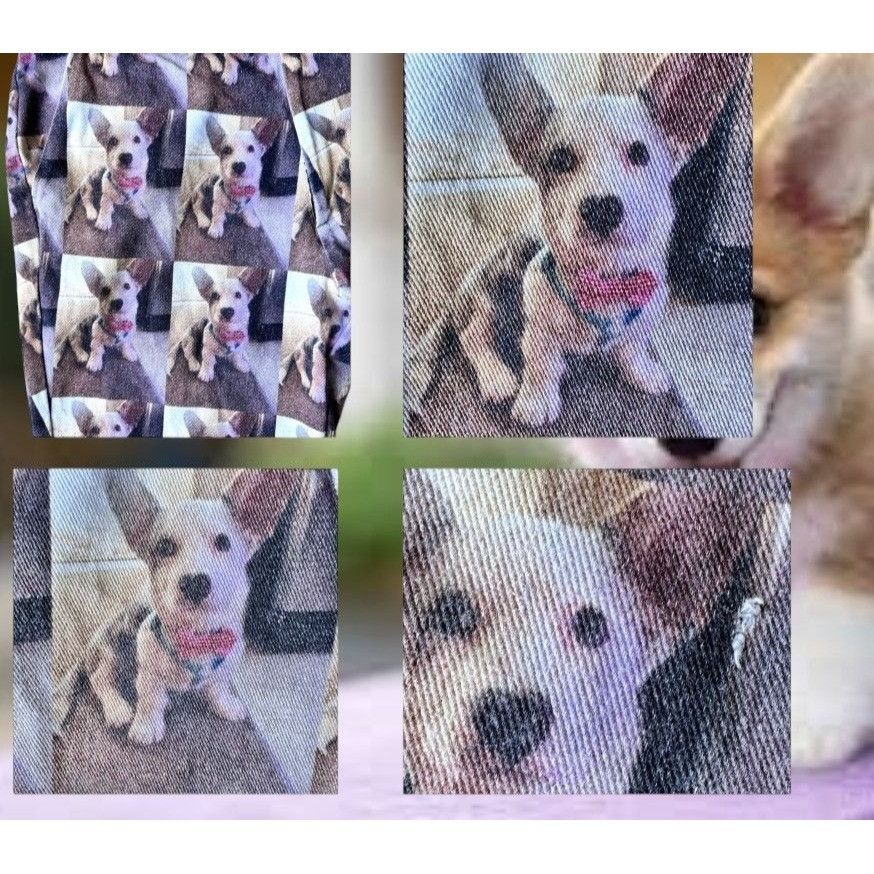 Vintage Print All Over Me Corgi Dog Shorts Unisex Large PAOM Pocket Size US 37 - 7 Thumbnail