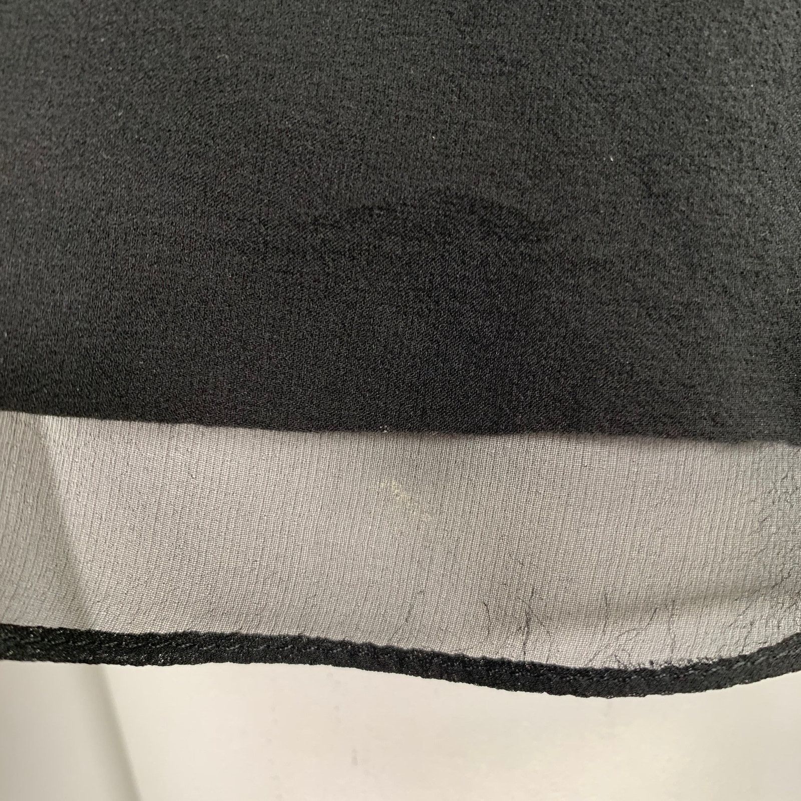 Brunello Cucinelli XL Black Silver Silk Monili Double Layer Dress Top Size XL / US 12-14 / IT 48-50 - 5 Thumbnail