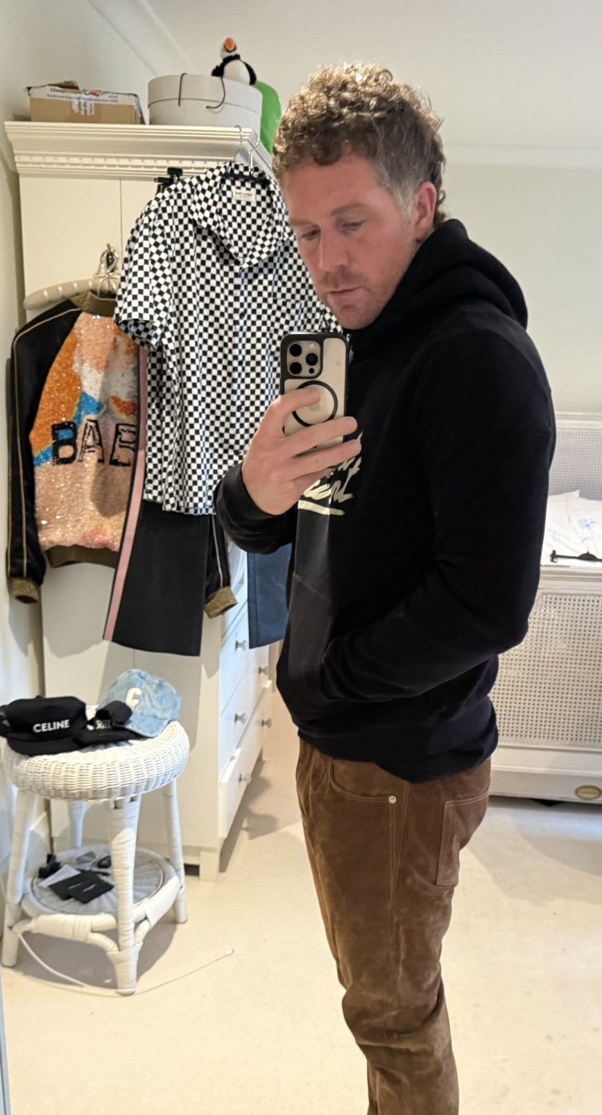 Saint Laurent Paris $1150 🤑 Saint Laurent 50’s signature logo hoodie black L Size US L / EU 52-54 / 3 - 8 Thumbnail