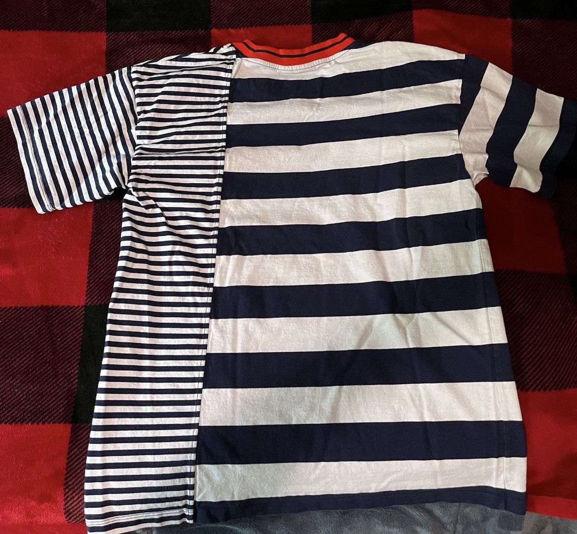Burberry × Designer Burberry Double Stripe Tshirt Size US L / EU 52-54 / 3 - 4 Thumbnail