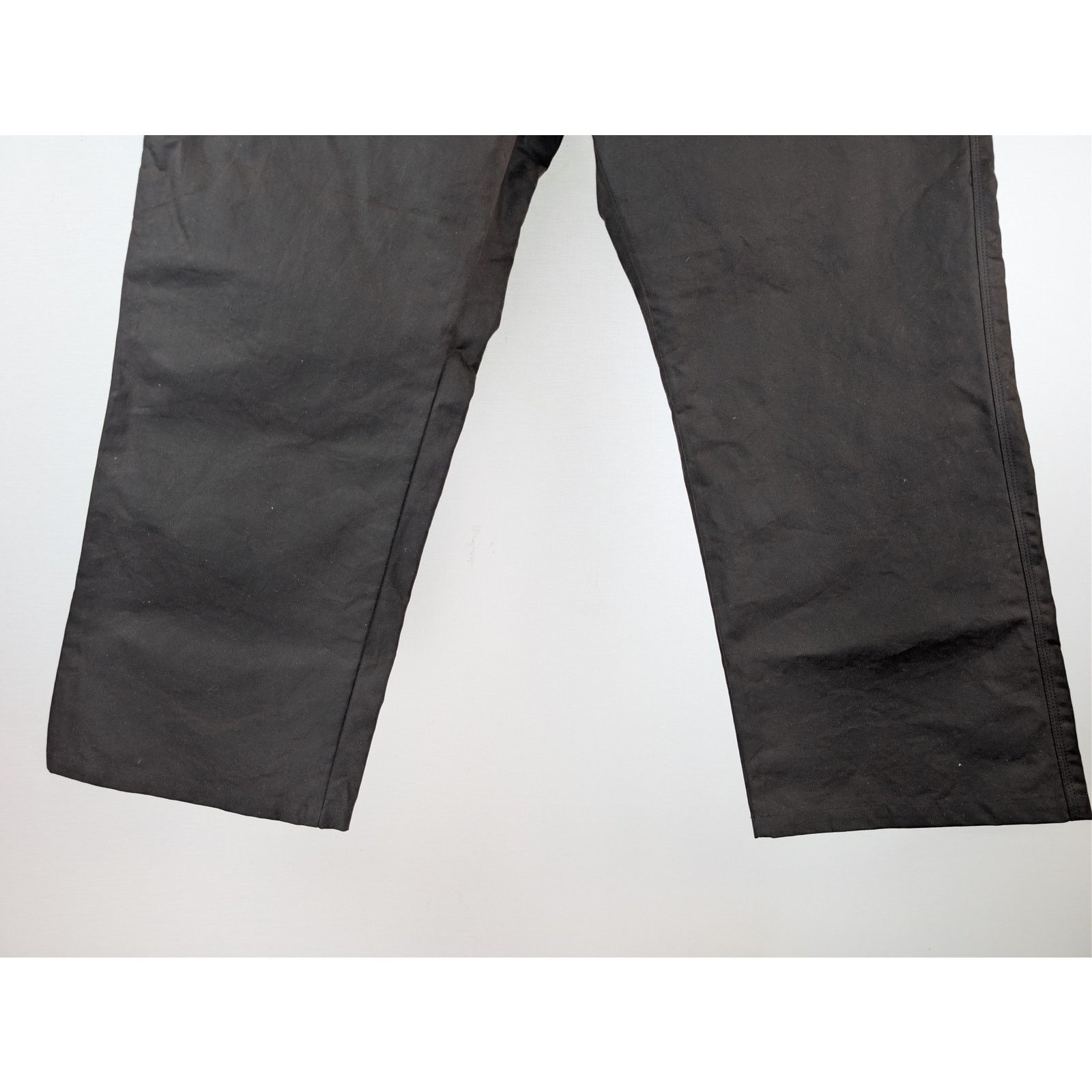 Bode o1rshd1 Waxed Cotton Knolly Brook Trousers in Brown Size US 38 / EU 54 - 4 Thumbnail