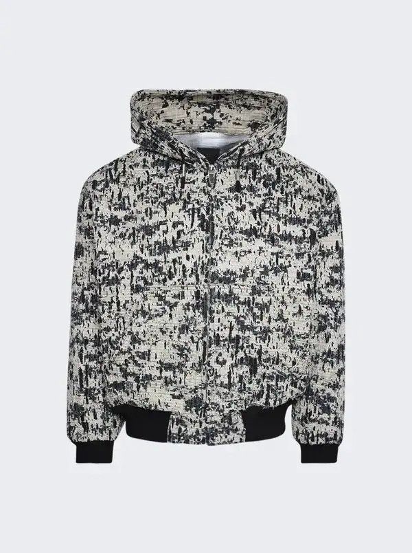 Givenchy o1mle0326 Lined Denim Hoodie in Beige/Black Size US XXL / EU 58 / 5 - 1 Thumbnail