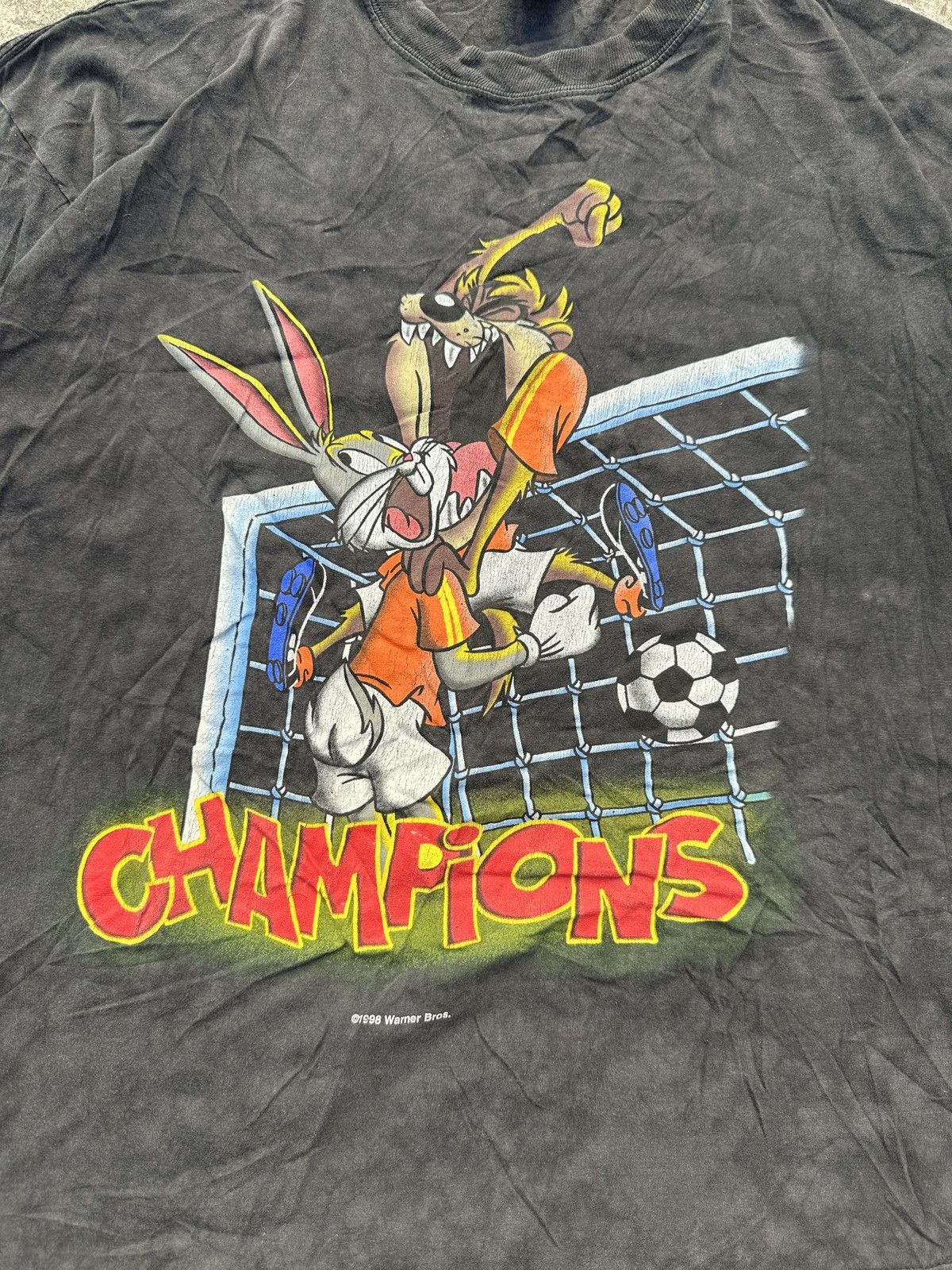 Warner Bros Vintage Looney Tunes Champions 1998 Warner Bros T-shirt Usa Size US XL / EU 56 / 4 - 2 Thumbnail