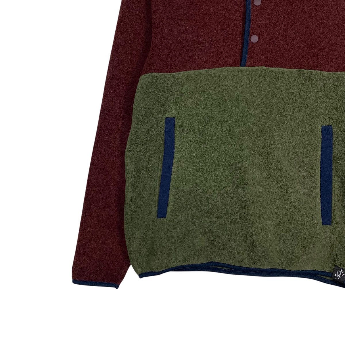 JW Anderson × Uniqlo UNIQLO JW ANDERSON Half Button Colorblock Fleece #2553-C115 Size US M / EU 48-50 / 2 - 3 Thumbnail