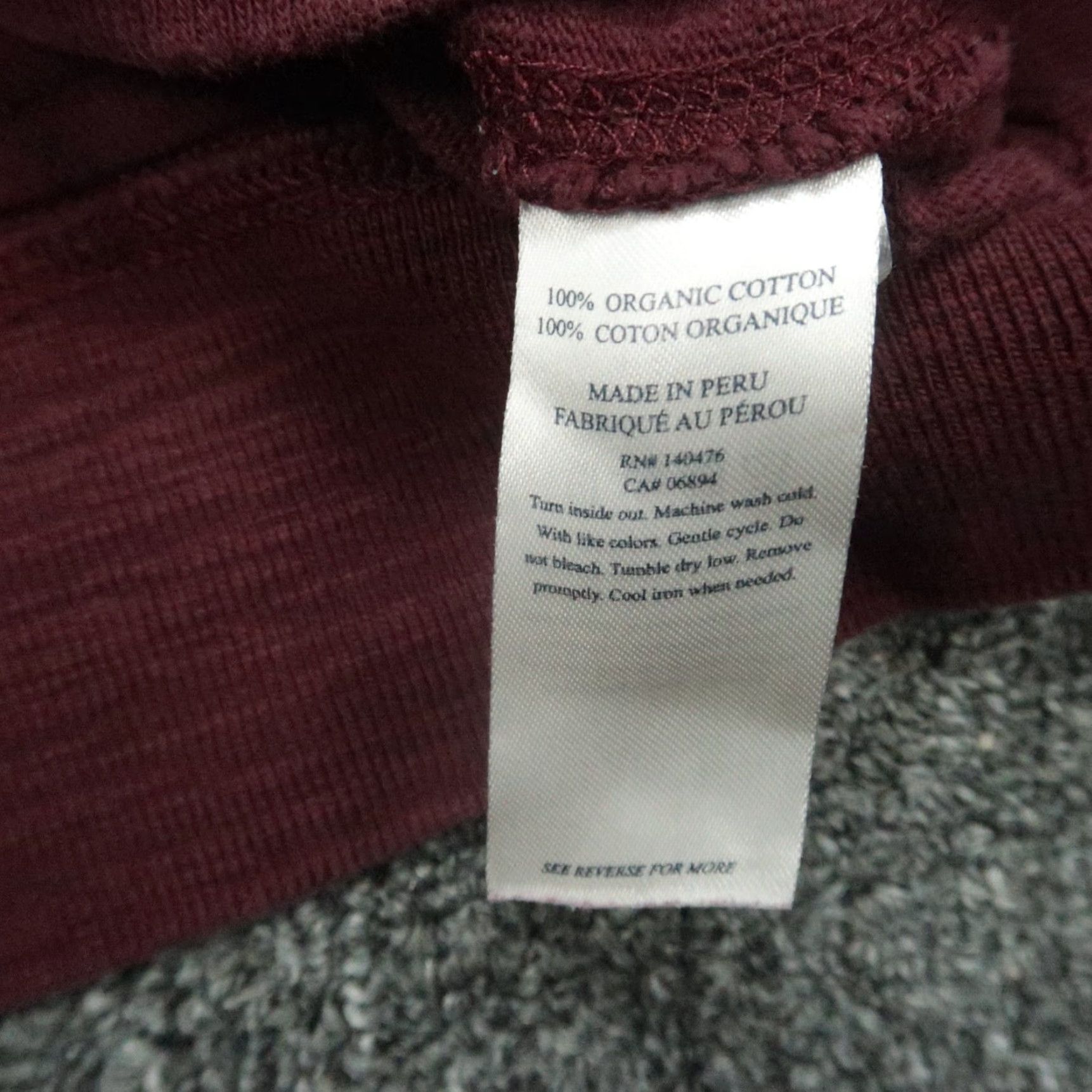 Faherty FAHERTY Hoodie Men’s Medium Red Pullover Midweight Organic Cotton Long Sleeve Hooded Gym & Training Size US M / EU 48-50 / 2 - 5 Thumbnail