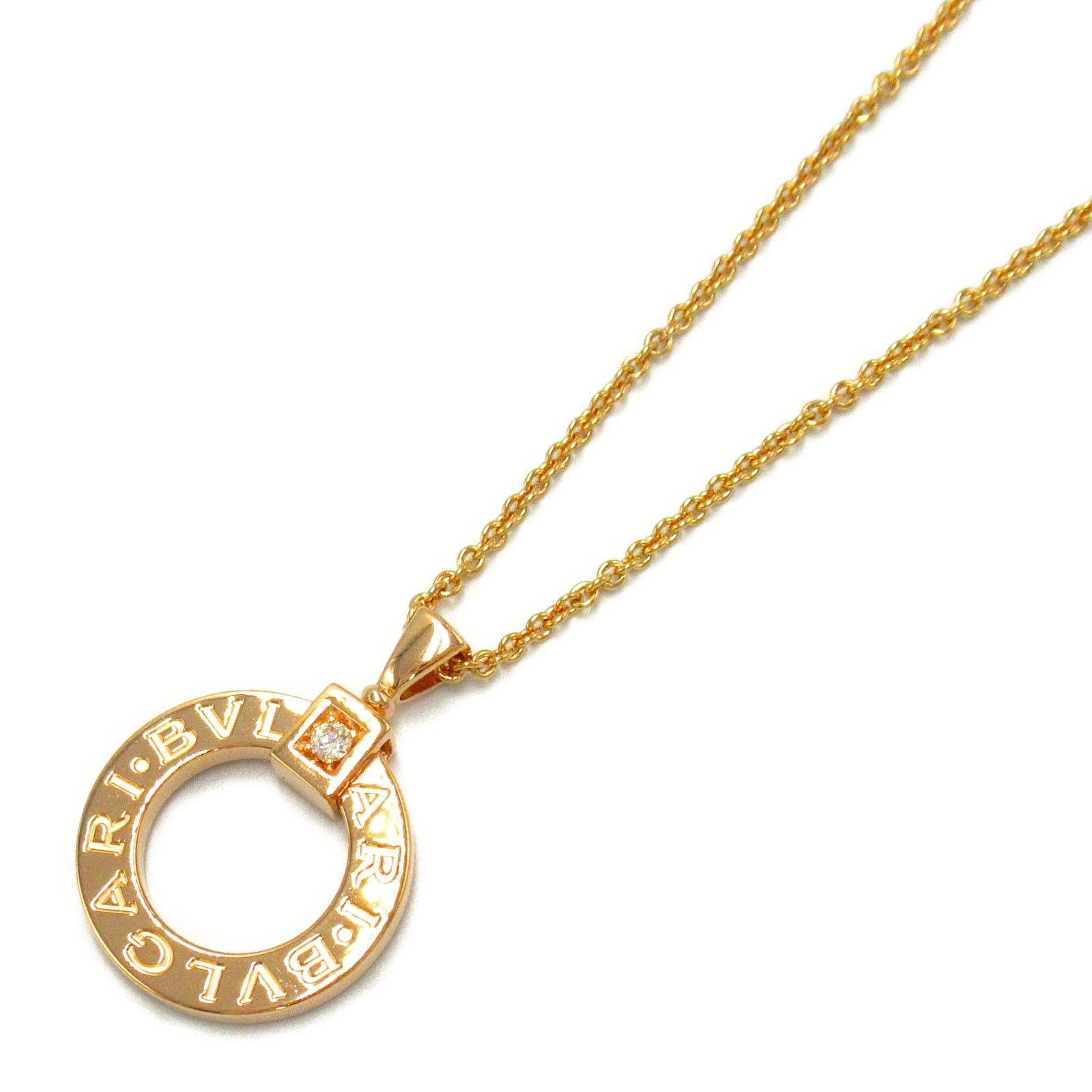 Bvlgari Bvlgari Bulgari Diamond Necklace K18Pg (Pink Gold) Clear Size ONE SIZE - 1 Thumbnail