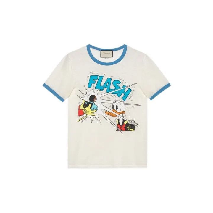 Gucci Gucci Duck Print Vintage T-Shirt for Women-2507 Size XXL / US 16-18 / IT 52-54 - 1 Thumbnail
