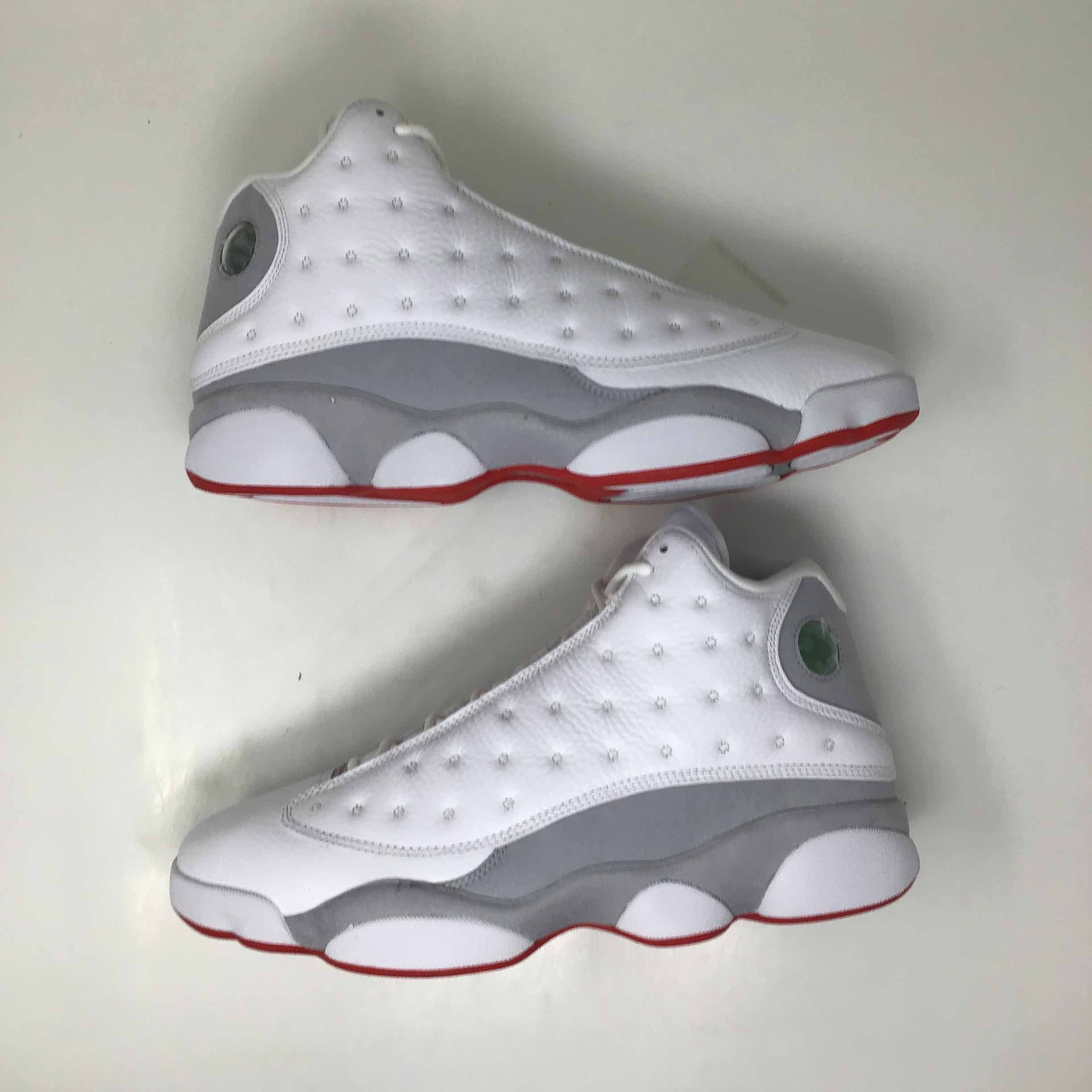 White Wolf Grey Jordan 13 Red Gray And White GmarShops Air Jordan
