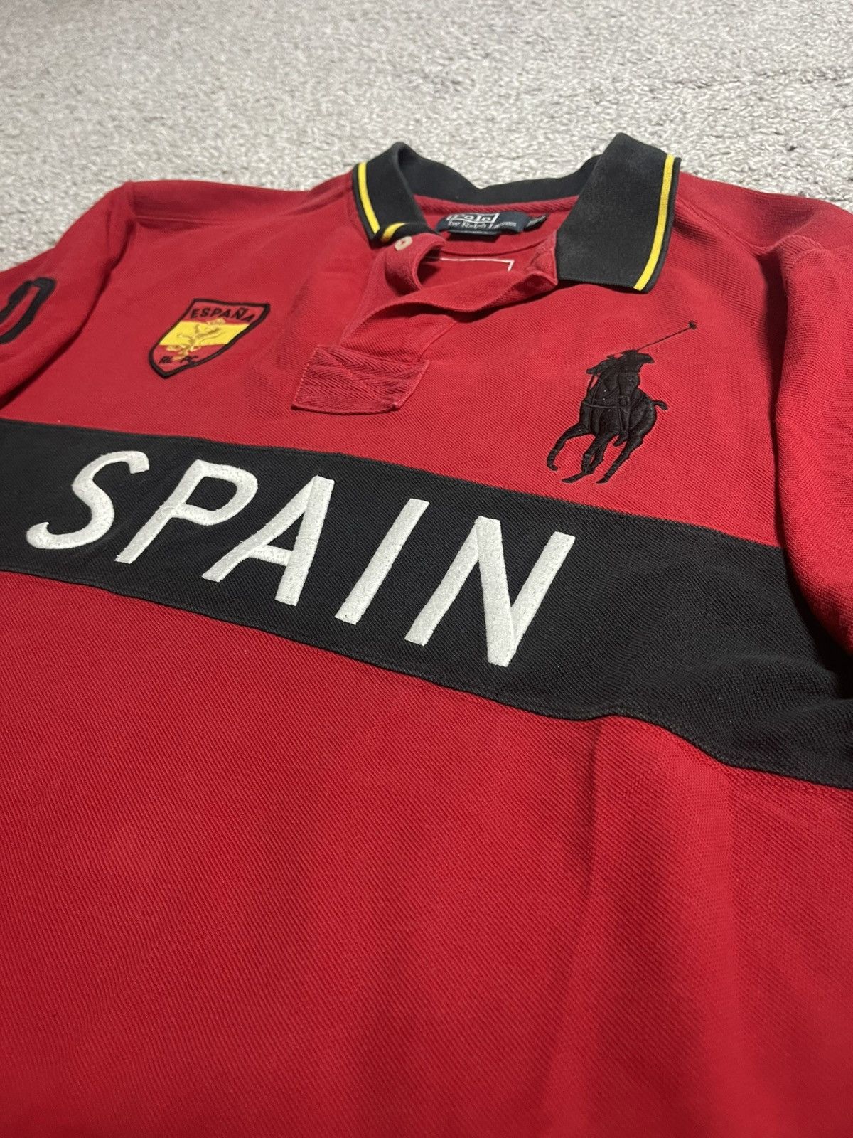 Polo Ralph Lauren × Vintage POLO RALPH LAUREN VINTAGE SPAIN RUGBY #10 BIG LOGO SIZE XL Size US XL / EU 56 / 4 - 11 Thumbnail